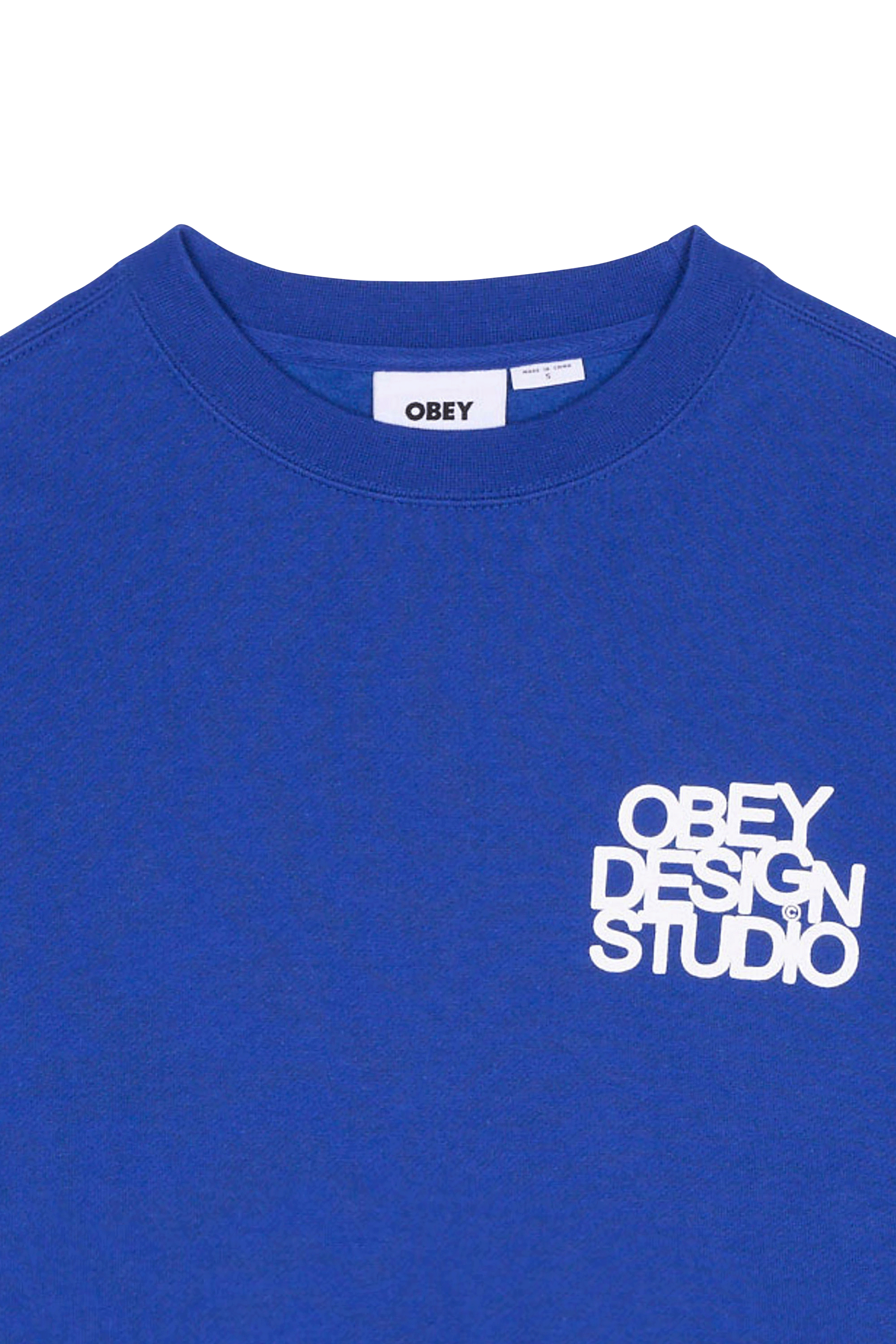 Tommy badge sweatshirt | Blue OBEY Women