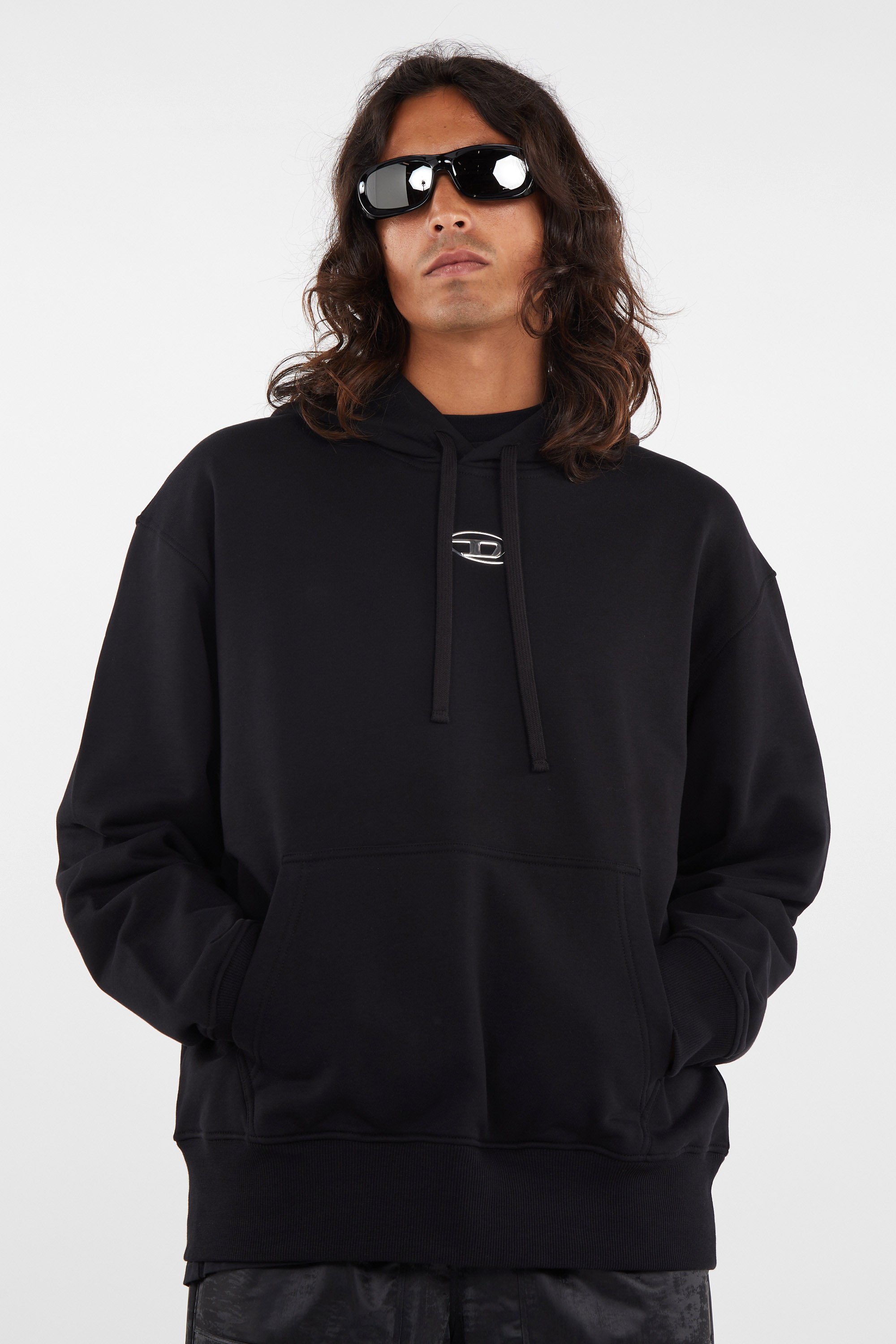 Hoodie | Black by DIESEL Hoodie Black