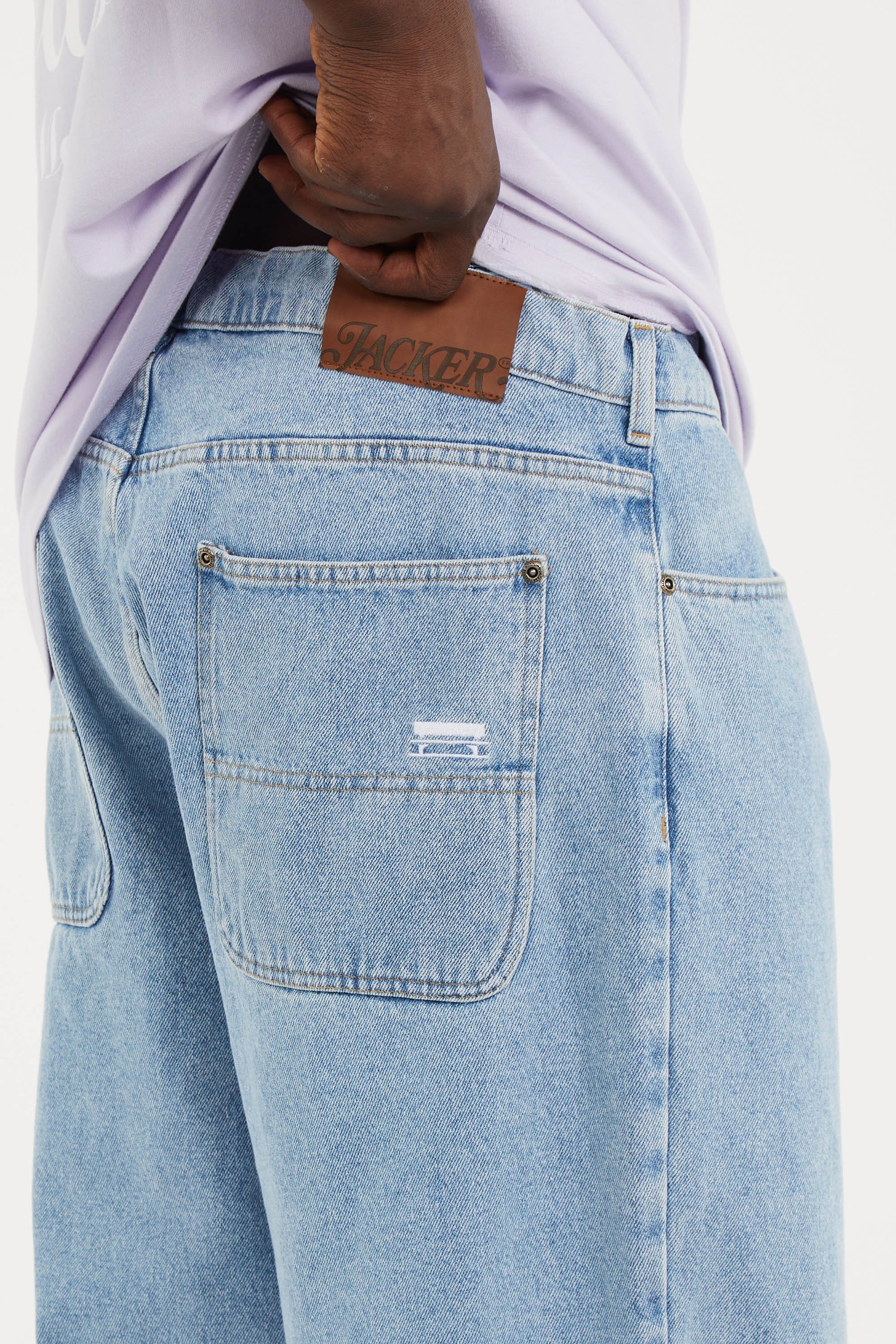 Jeans large | Bleu JACKER Homme