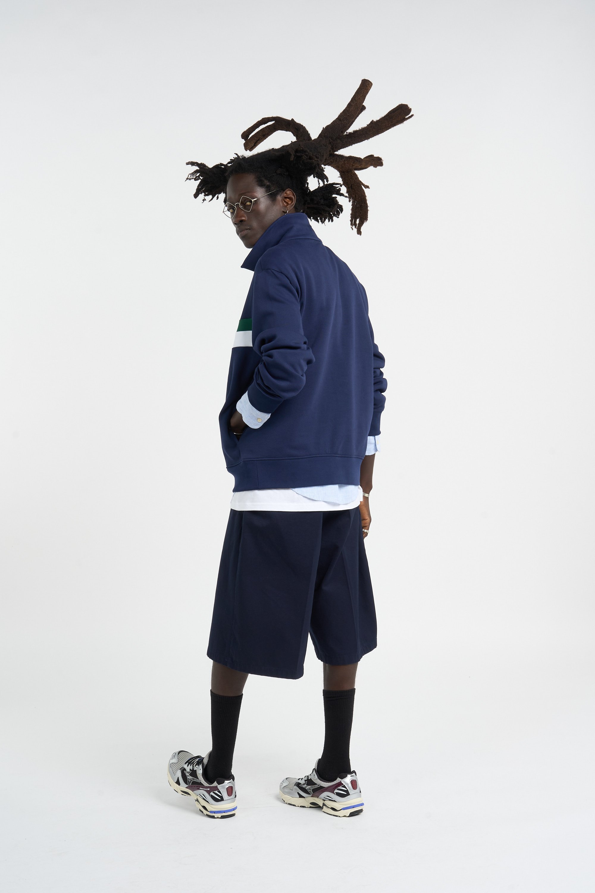 Slim-fit zip-up tracksuit top  | Blue POLO RALPH LAUREN Men