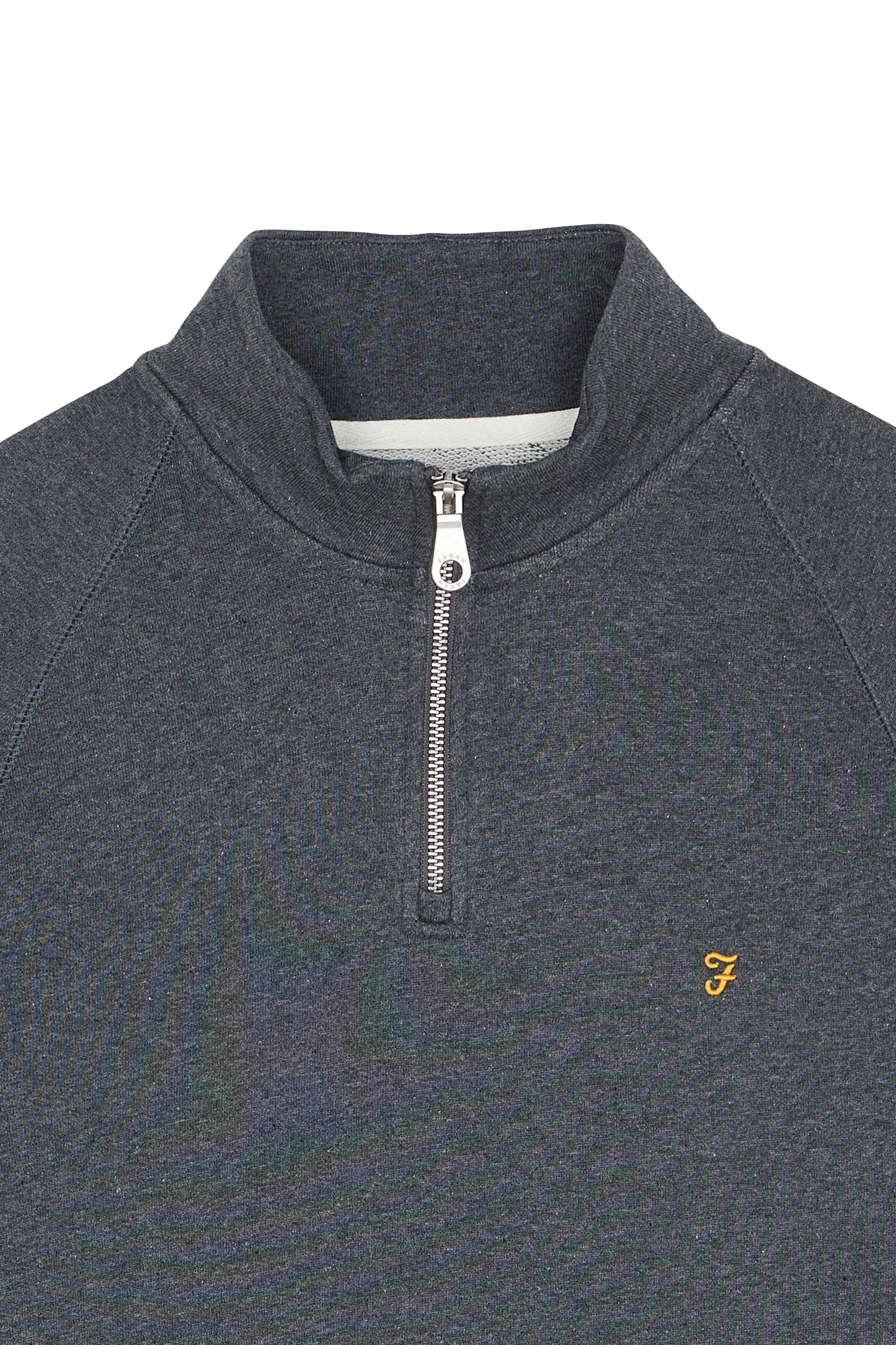 Slim-fit zip-up tracksuit top  Grey