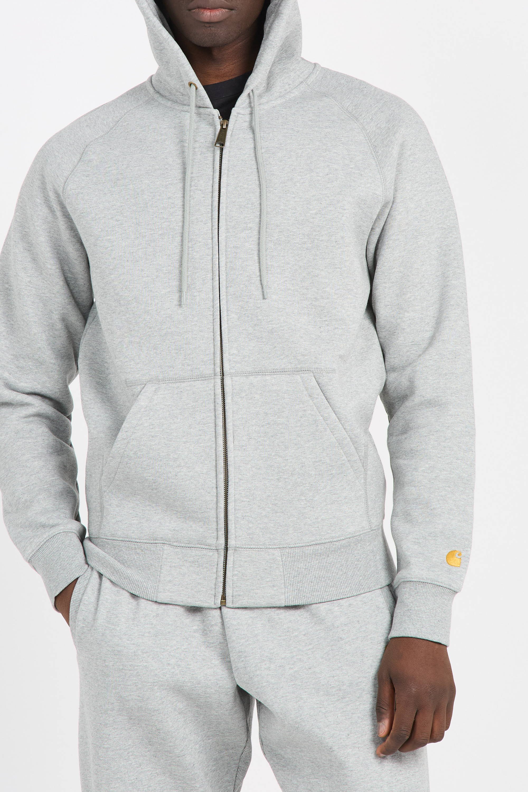 Hoodie zippé | Gris CARHARTT WIP Homme