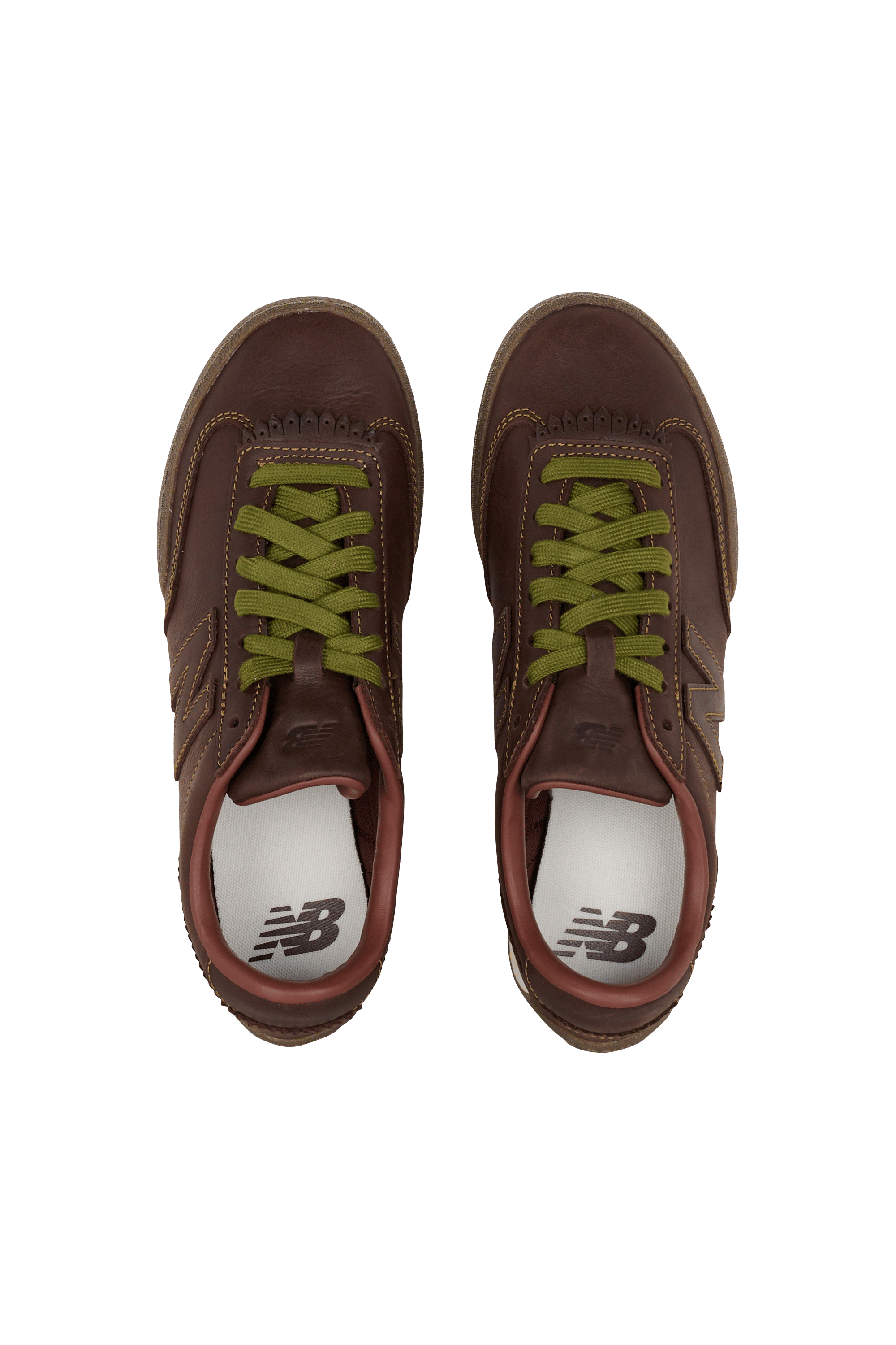 Men?s Storm 96 LO fabric and leather sneakers | Brown NEW BALANCE Men