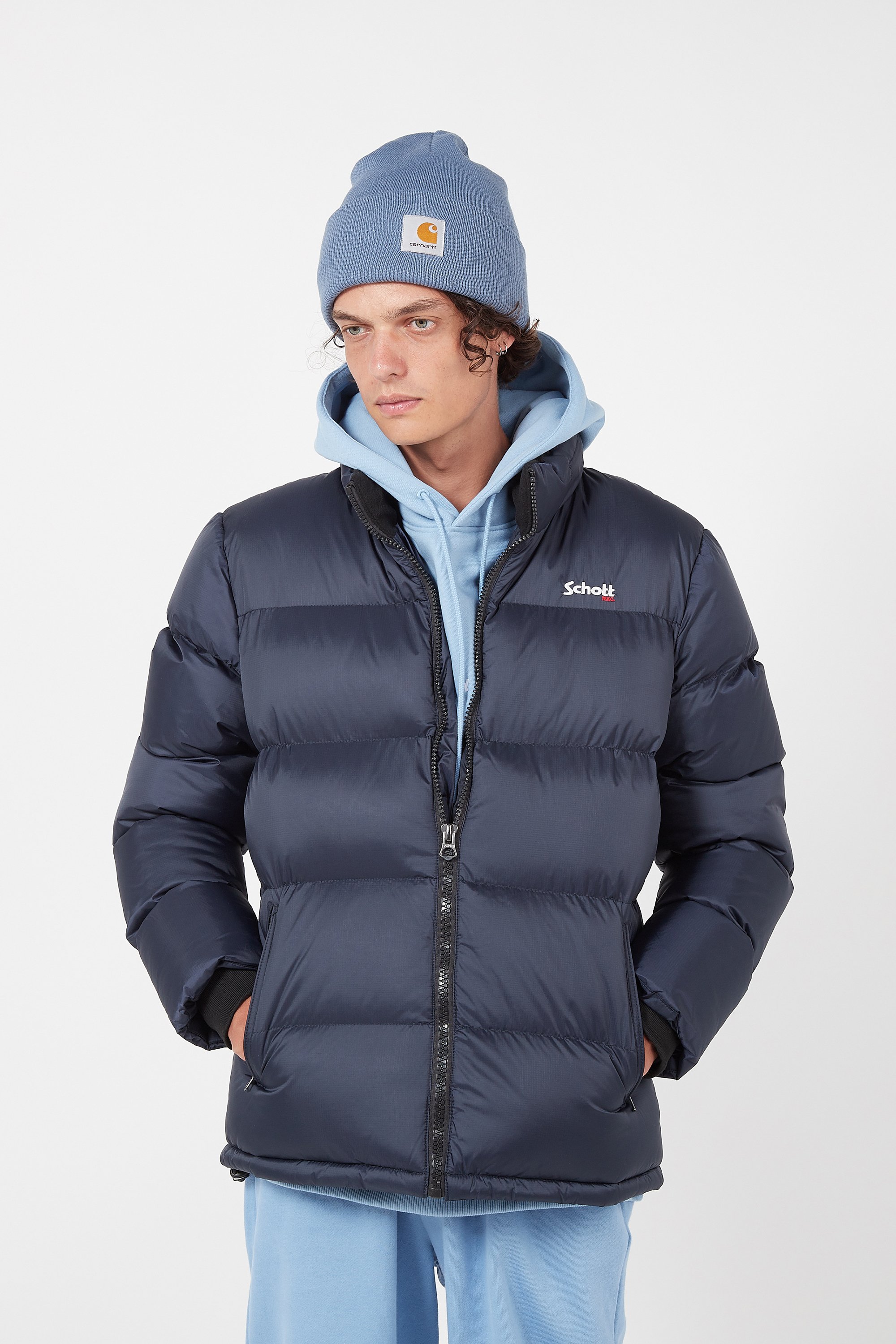 Doudoune | Bleu SCHOTT Homme