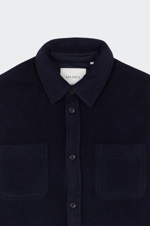 LES DEUX Surchemise Bleu