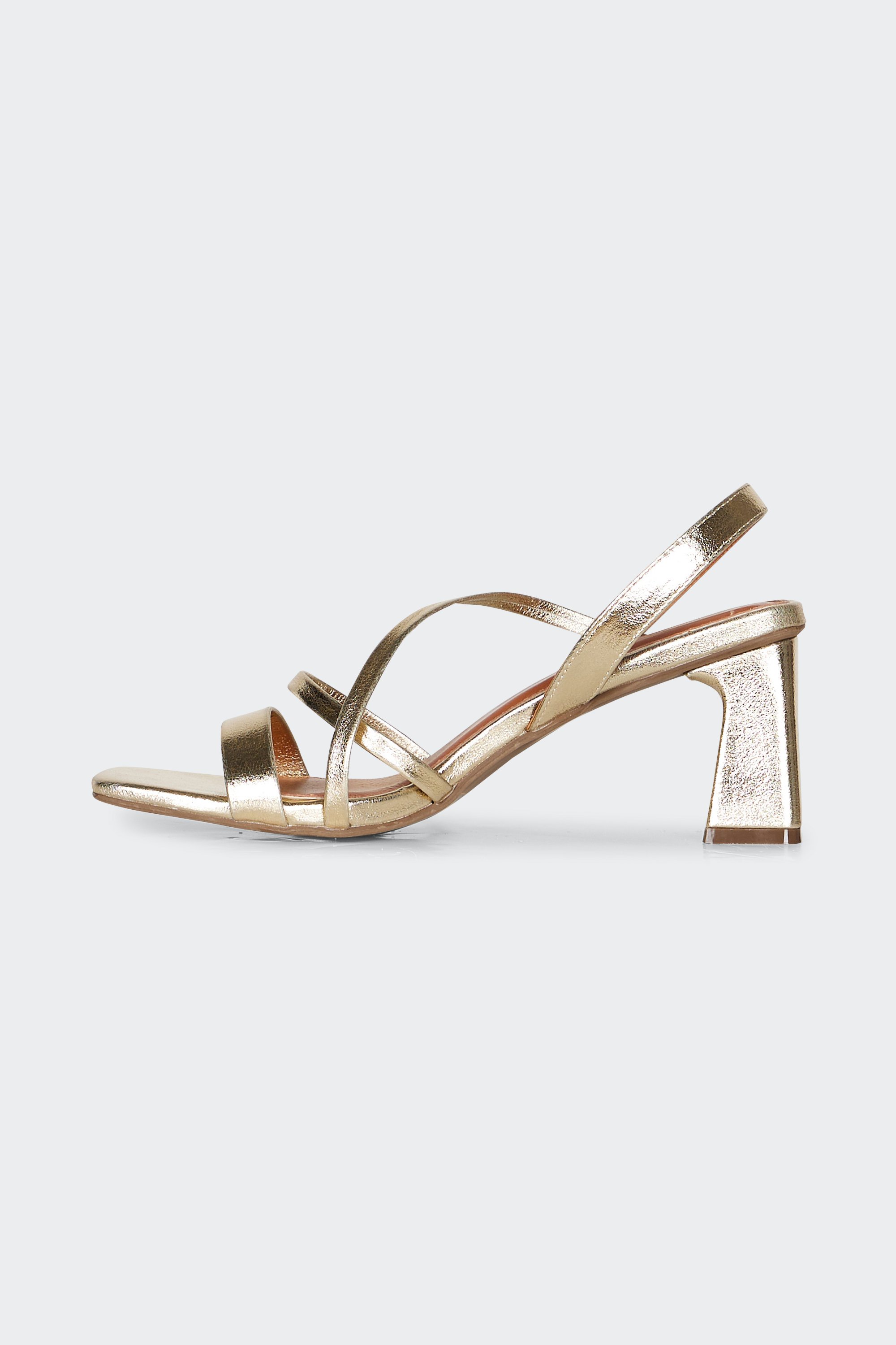 Heeled sandals | Yellow by VANESSA WU Heeled sandals Yellow
