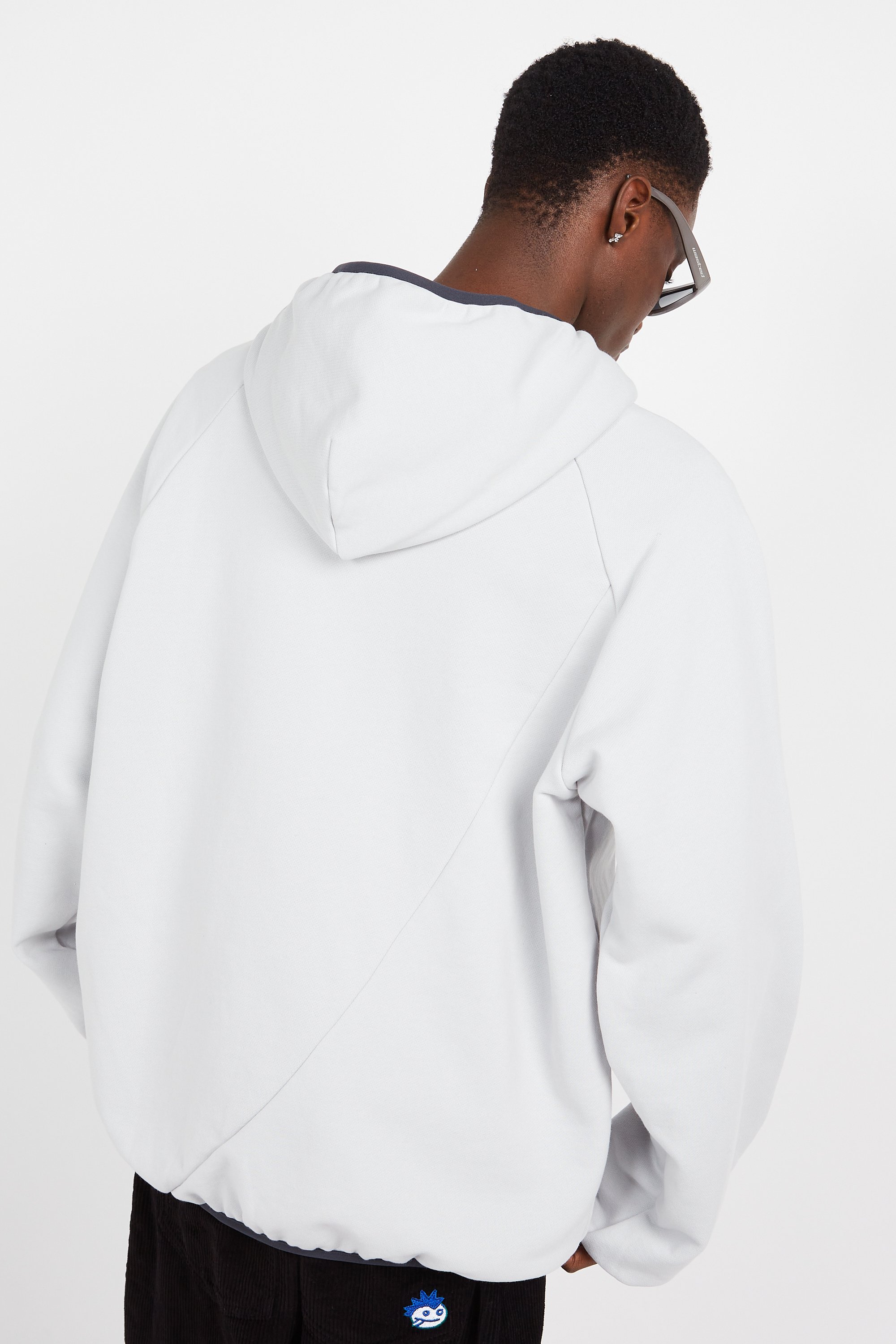 【SAN SAN GEAR】BAUMION HOODIE [GREY] OBLIQUE HOODIE ZIP-UP [ASH BROWN] - SAN SAN GEAR