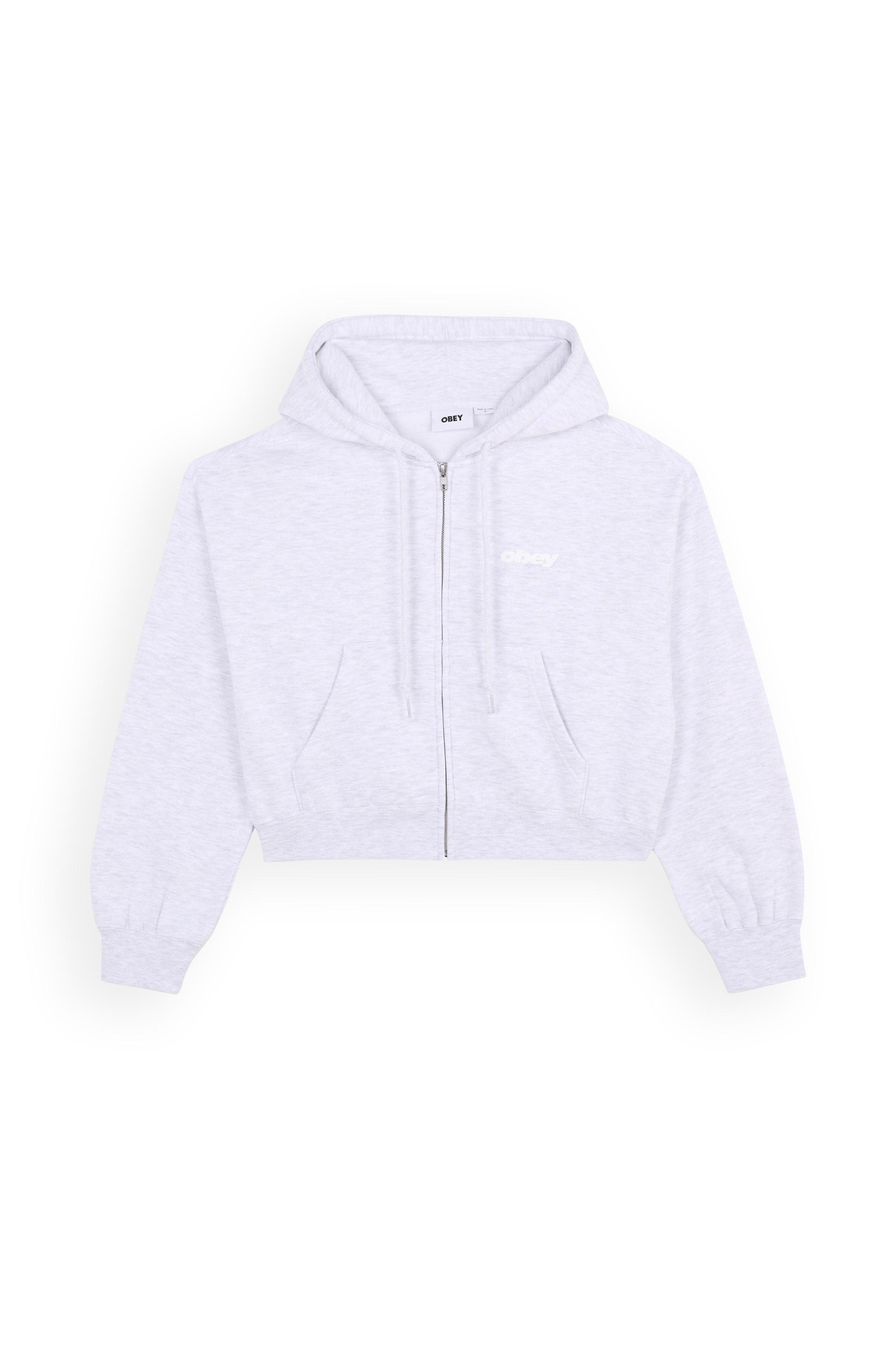 Hoodie zippé OBEY Gris