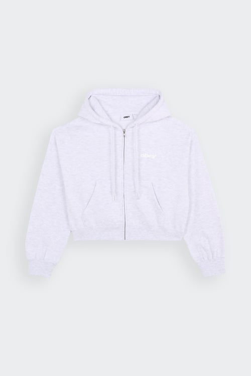 Hoodie zippé - Taille M Gris