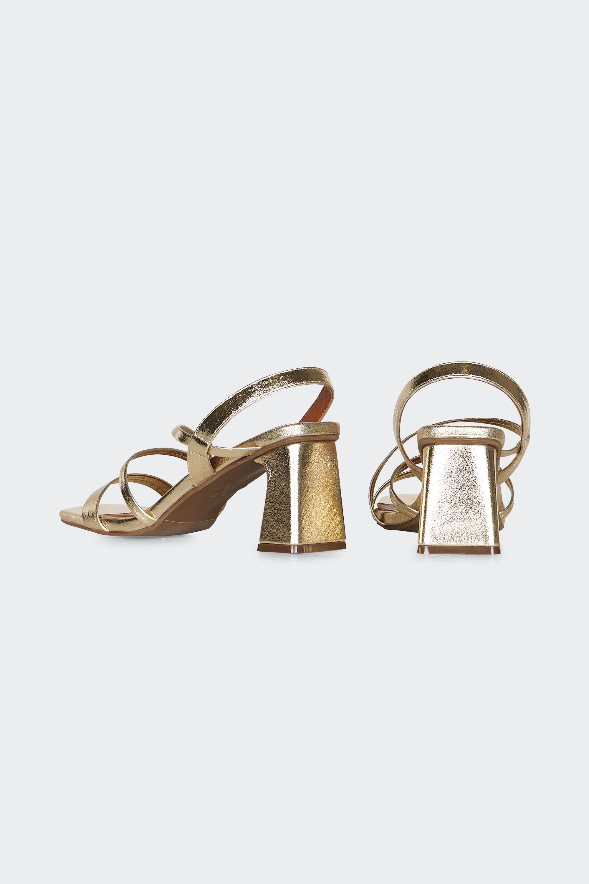 Heeled sandals | Yellow by VANESSA WU Heeled sandals Yellow