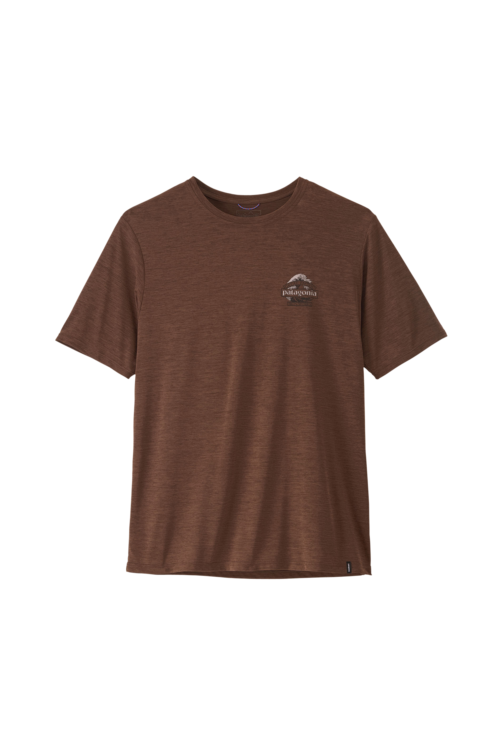 Regular-fit round-neck cotton T-shirt PATAGONIA Brown
