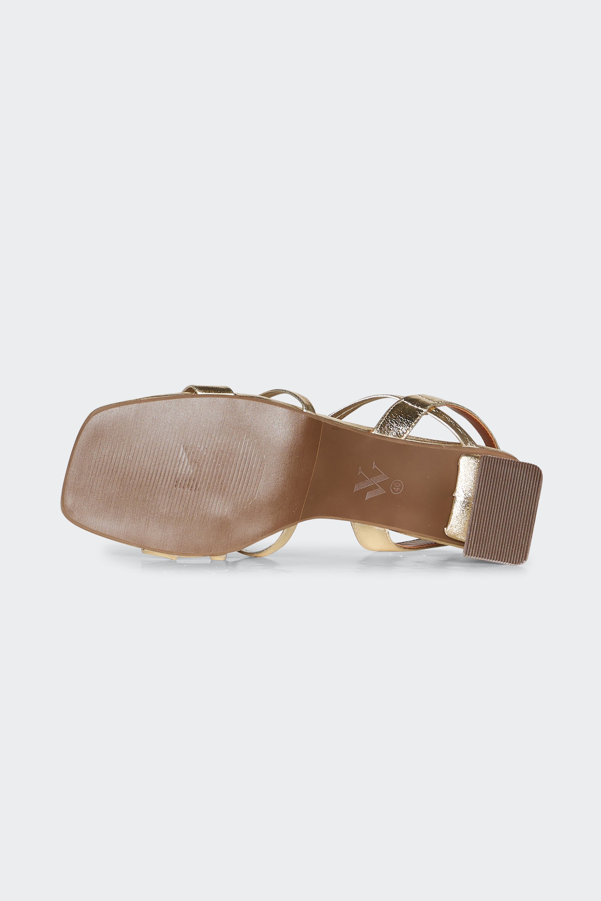 Heeled sandals | Yellow by VANESSA WU Heeled sandals Yellow
