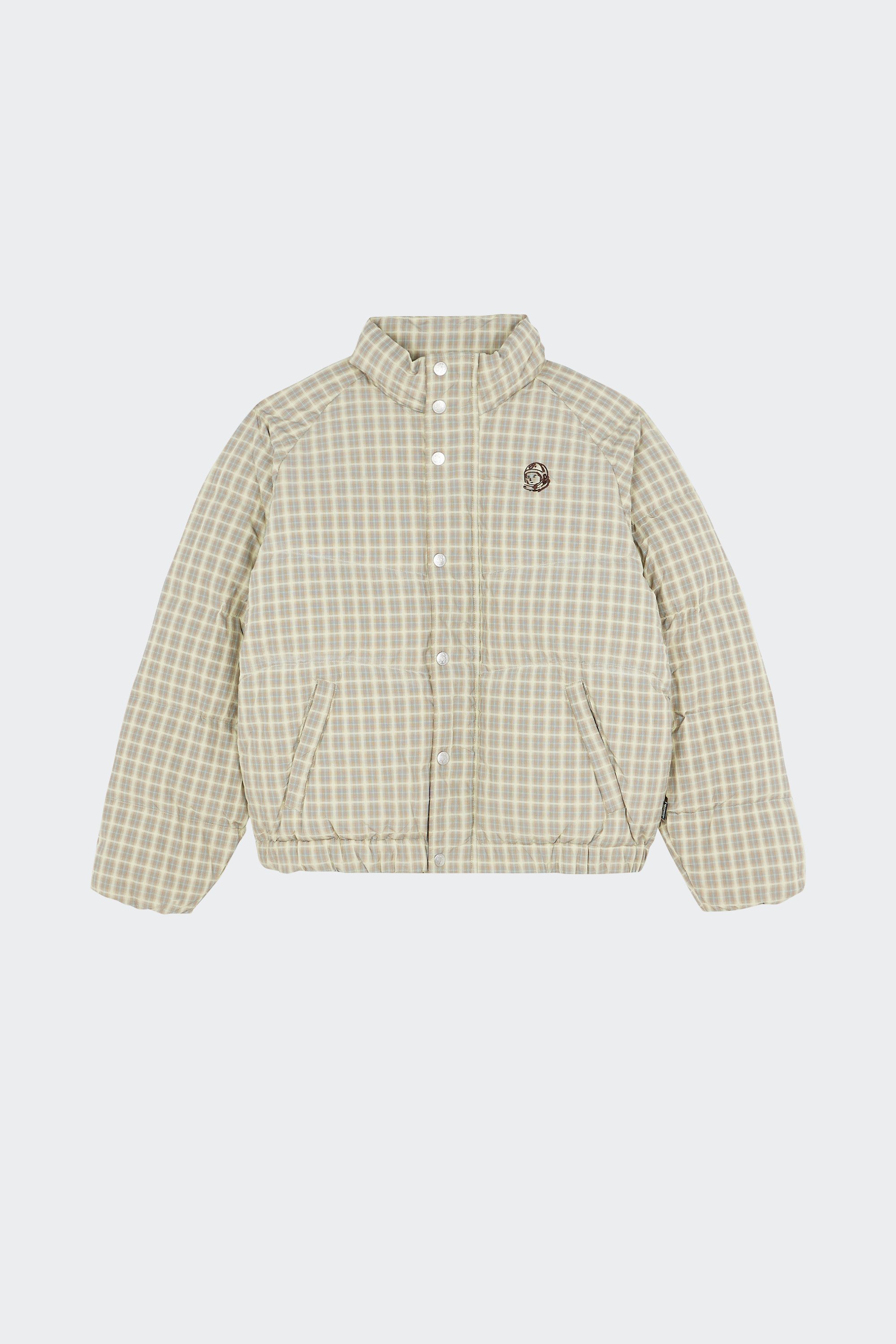 Lightweight quilted padded jacket with high neck | Beige by BILLIONAIRE BOYS CLUB Lightweight quilted padded jacket with high neck Beige