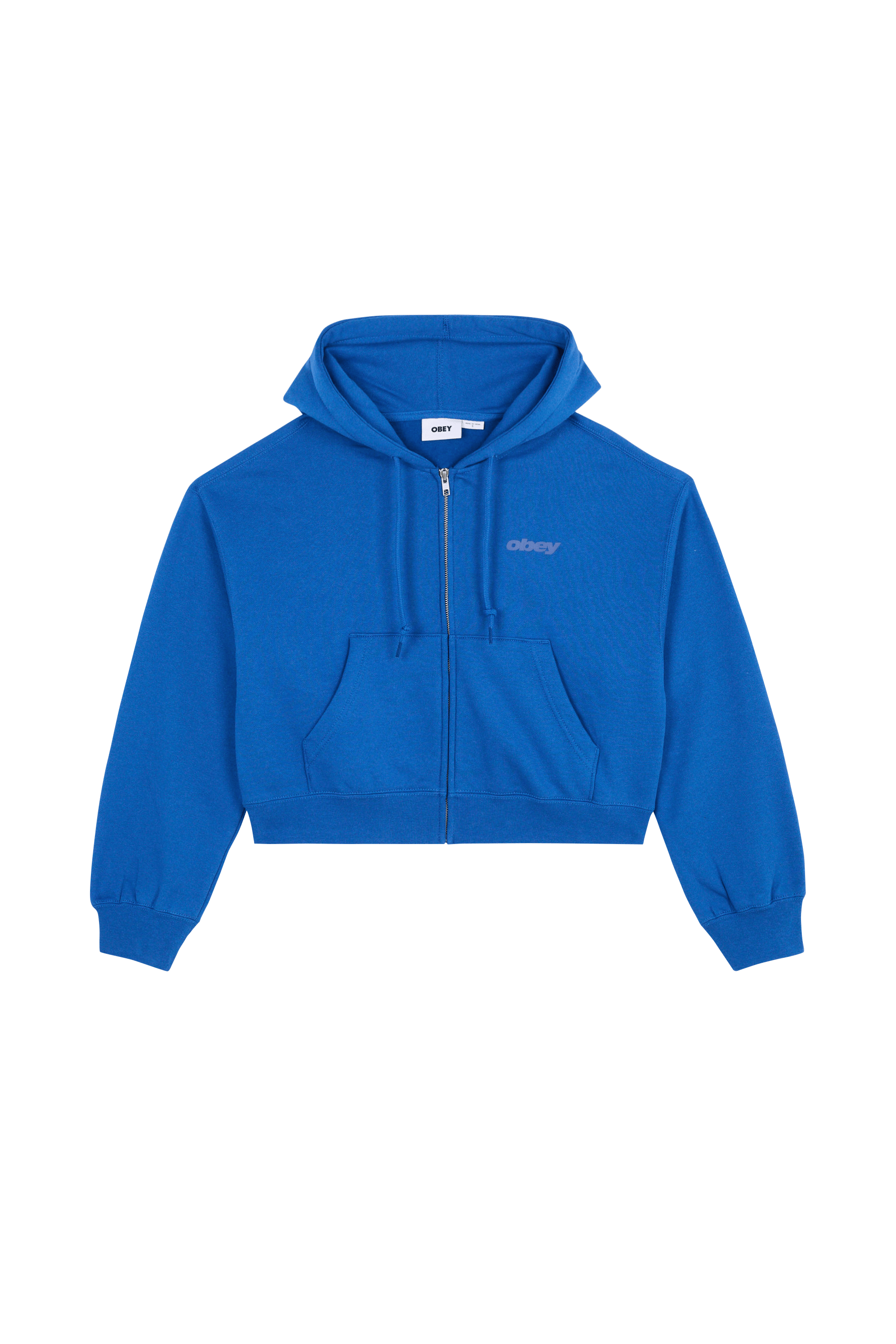 Hoodie zippé OBEY Bleu