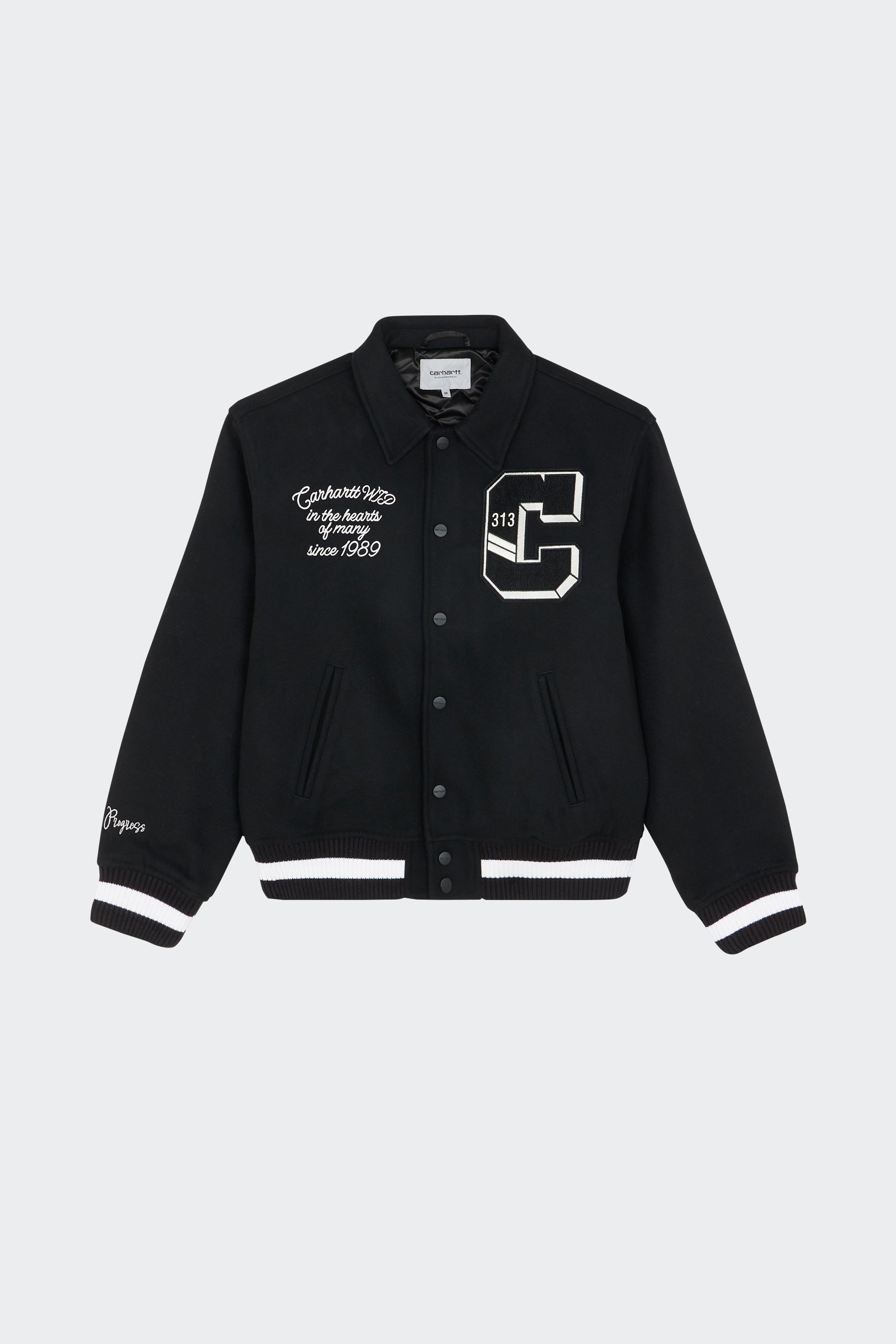 Bomber jacket | Black by CARHARTT WIP Bomber jacket Black