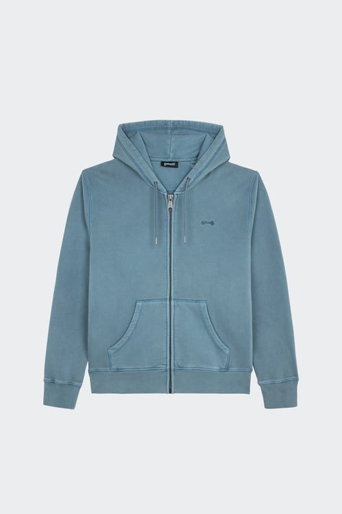 Hoodie zippé - Taille S Bleu