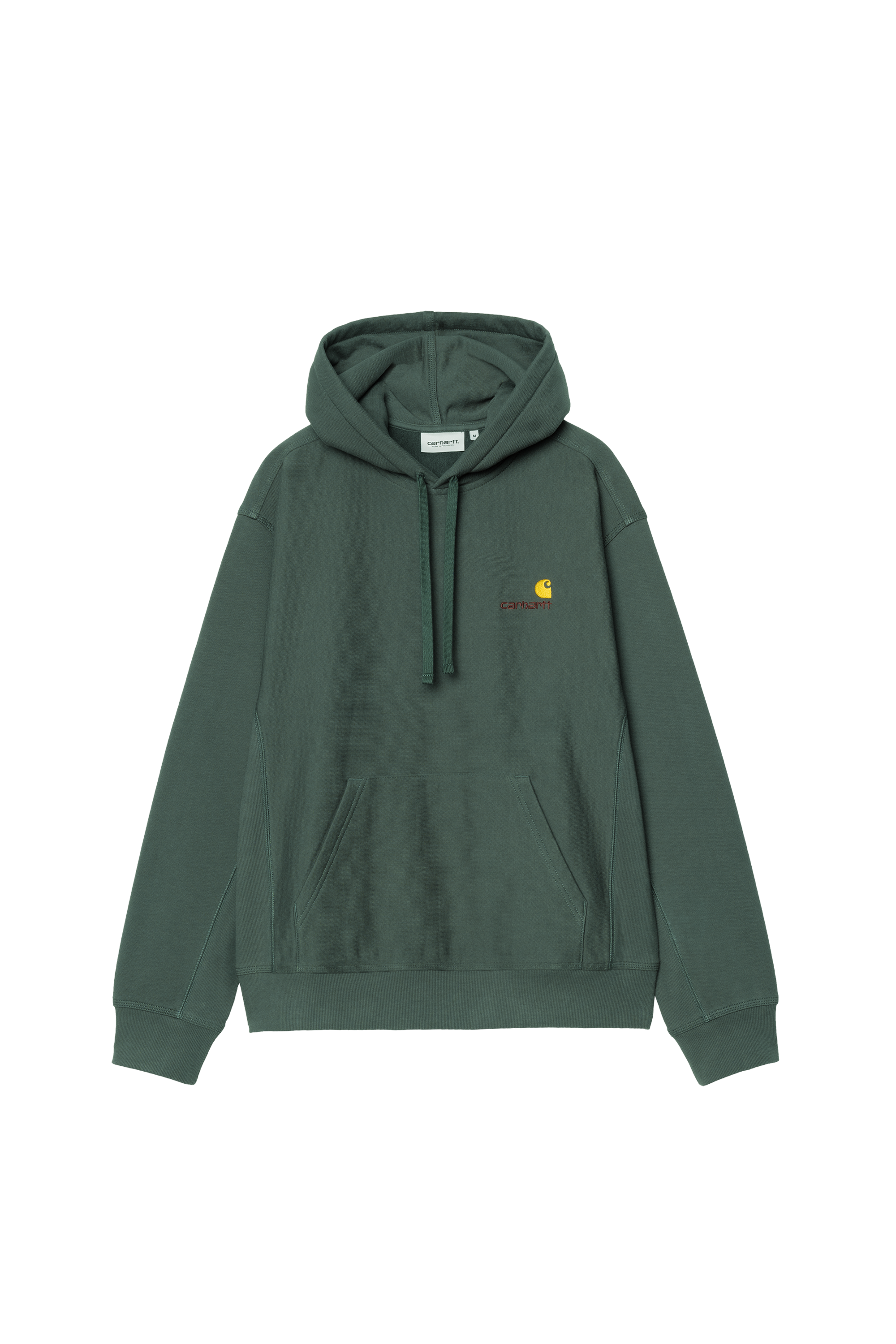 Hoodie AMERICAN SCRIPT Kale green