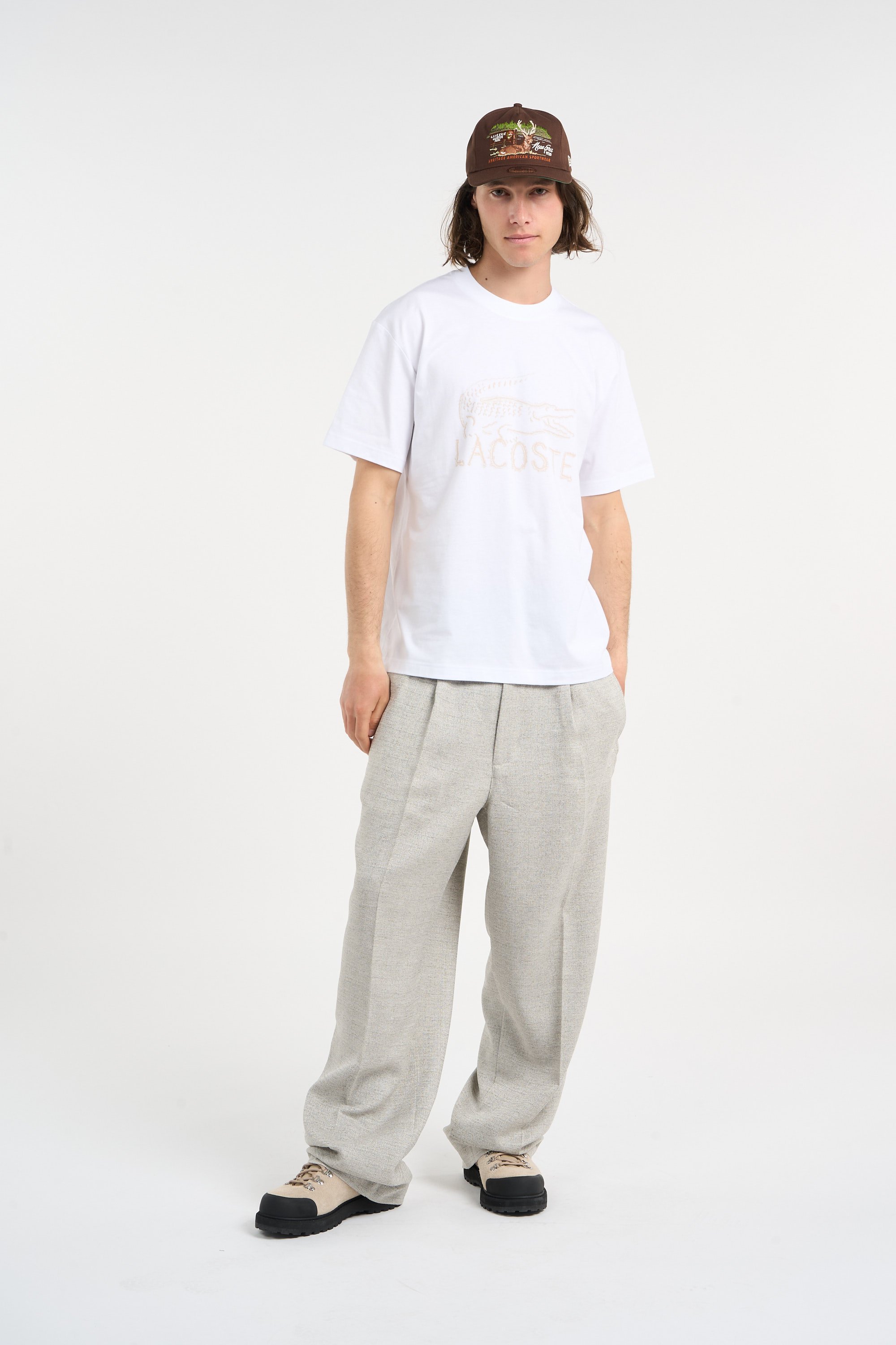 T-shirt LACOSTE Blanc