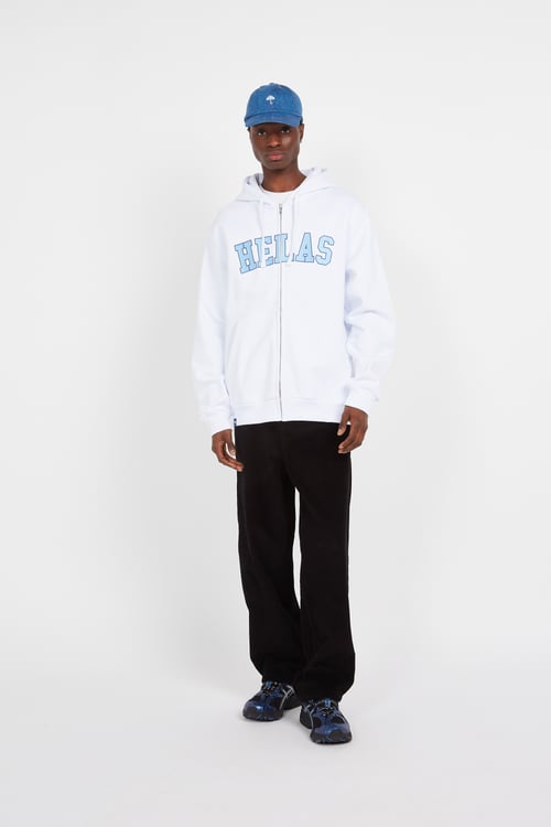 HELAS Hoodie zippé Blanc