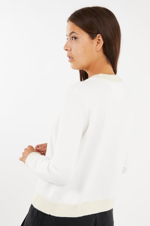 TOMMY JEANS Sweater White