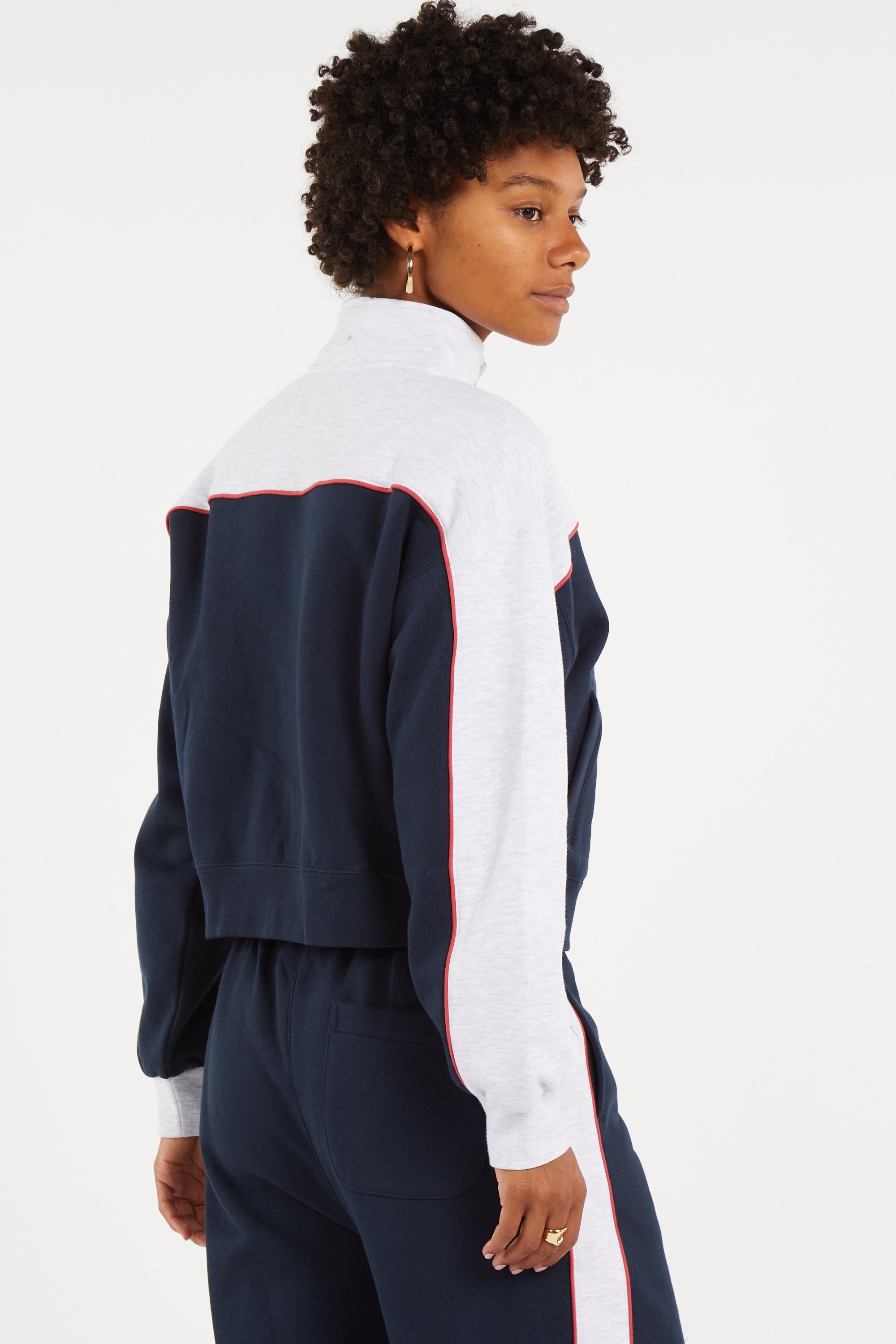 Tommy badge sweatshirt | Blue OBEY Women