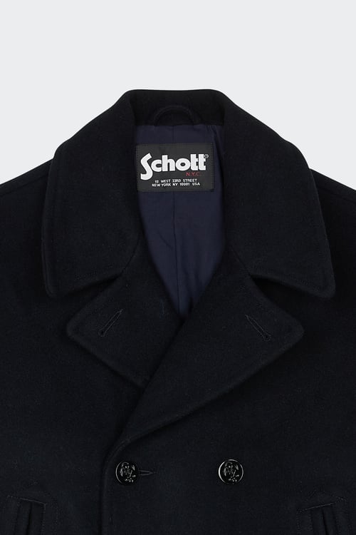 SCHOTT Coat Blue