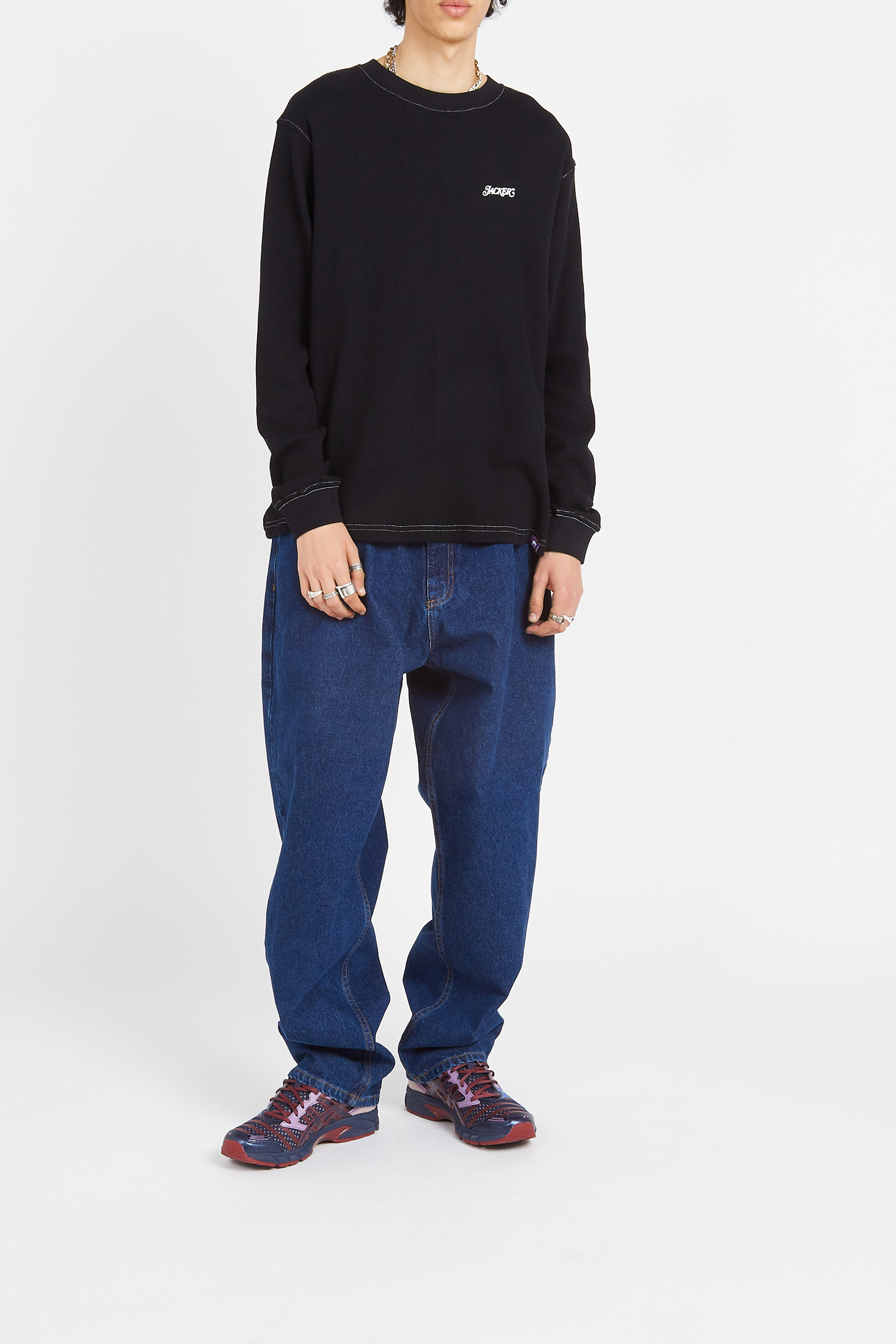 CLASSIC BAGGY RAW JACKER Bleu