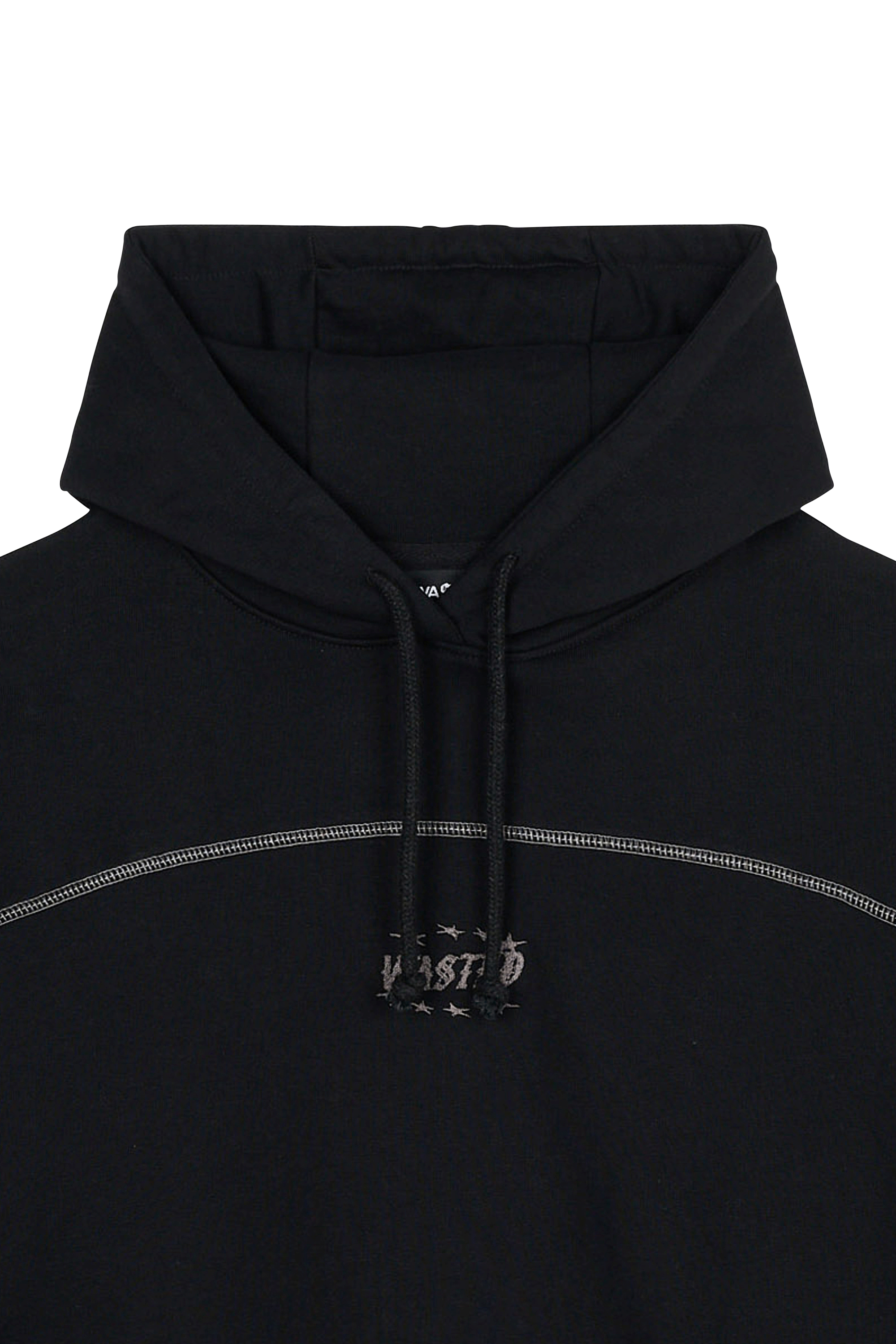 Tommy badge sweatshirt WASTED Black
