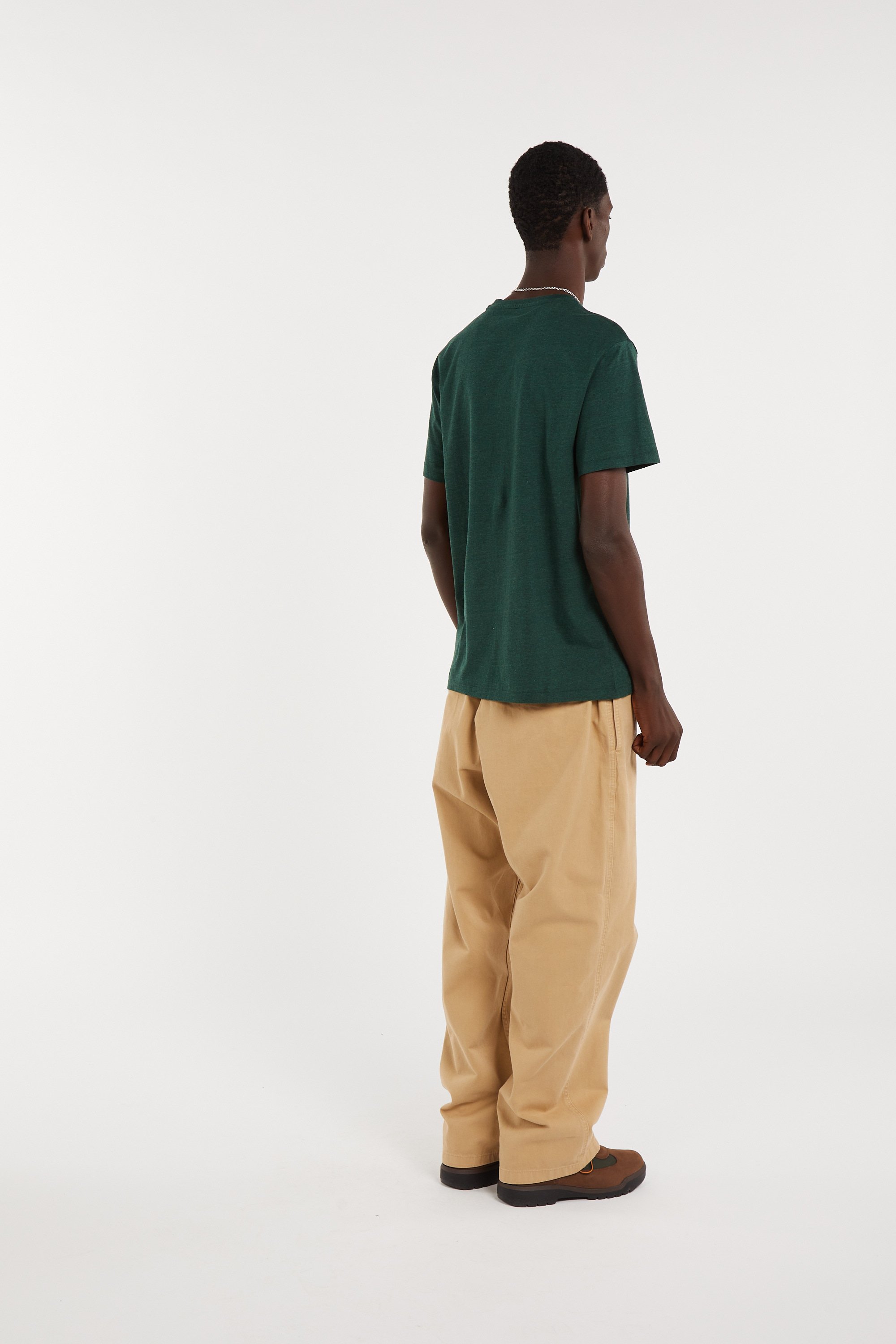 Regular-fit round-neck cotton T-shirt | Green POLO RALPH LAUREN Men