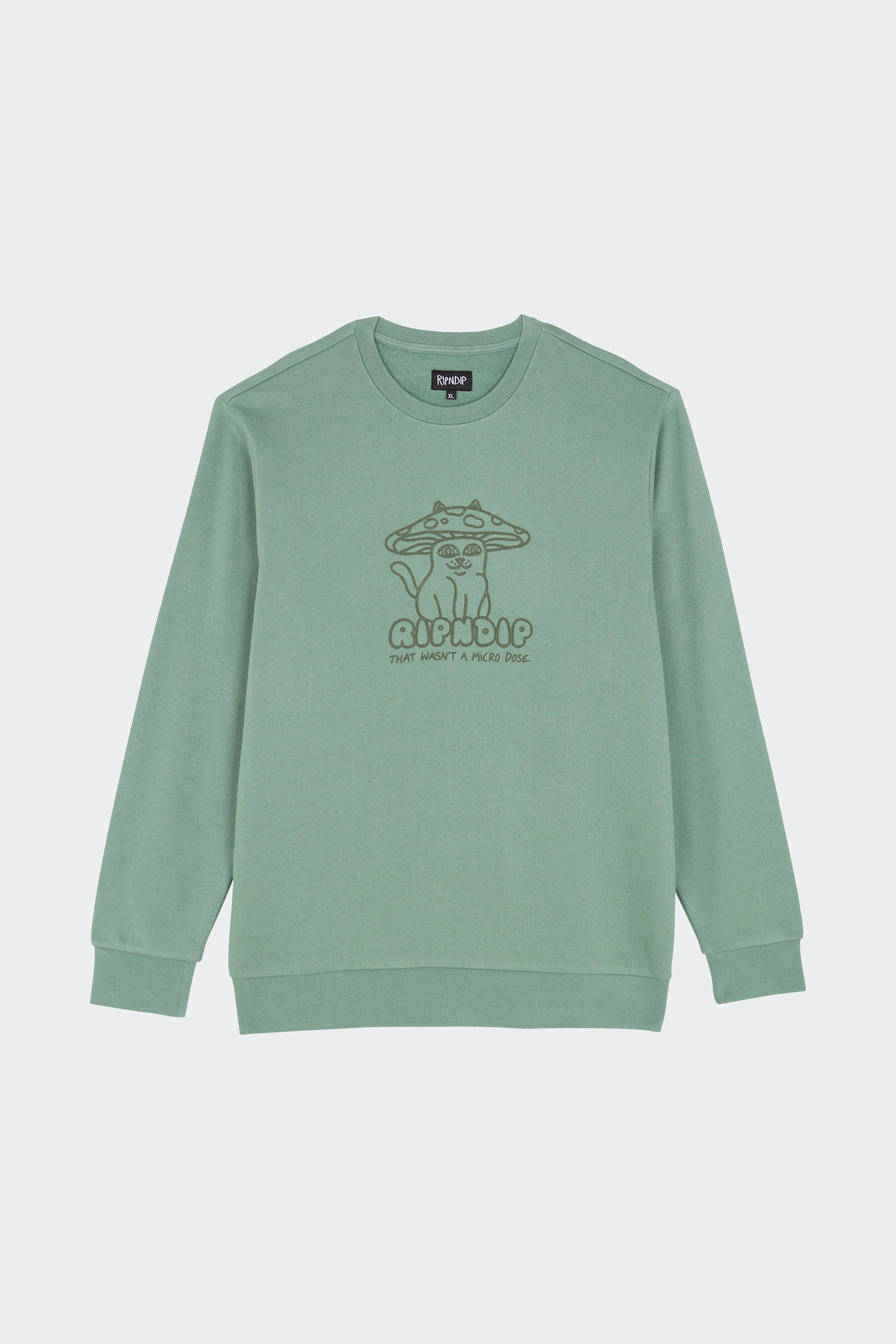 Sweatshirt | Green by RIPNDIP Sweatshirt Green