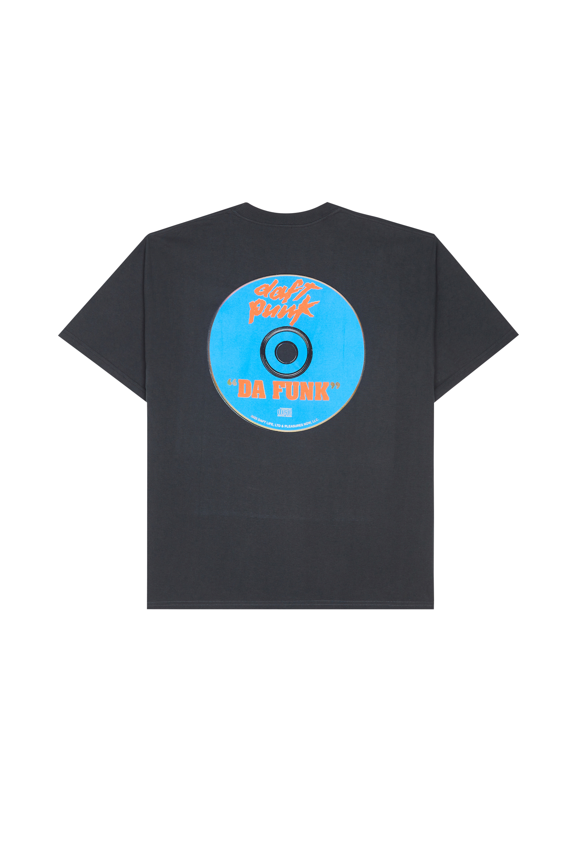 Regular-fit round-neck cotton T-shirt Black