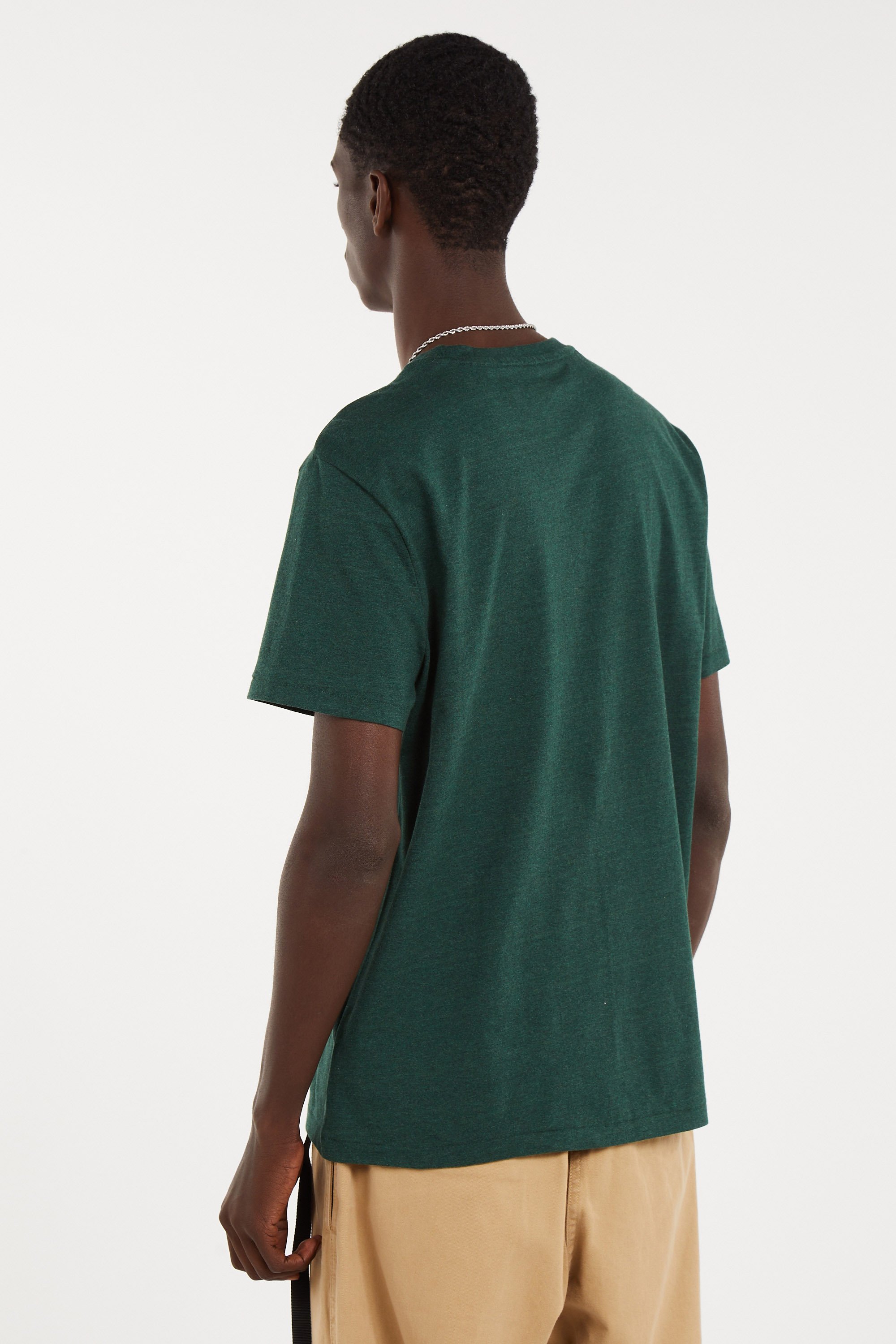 Regular-fit round-neck cotton T-shirt | Green POLO RALPH LAUREN Men