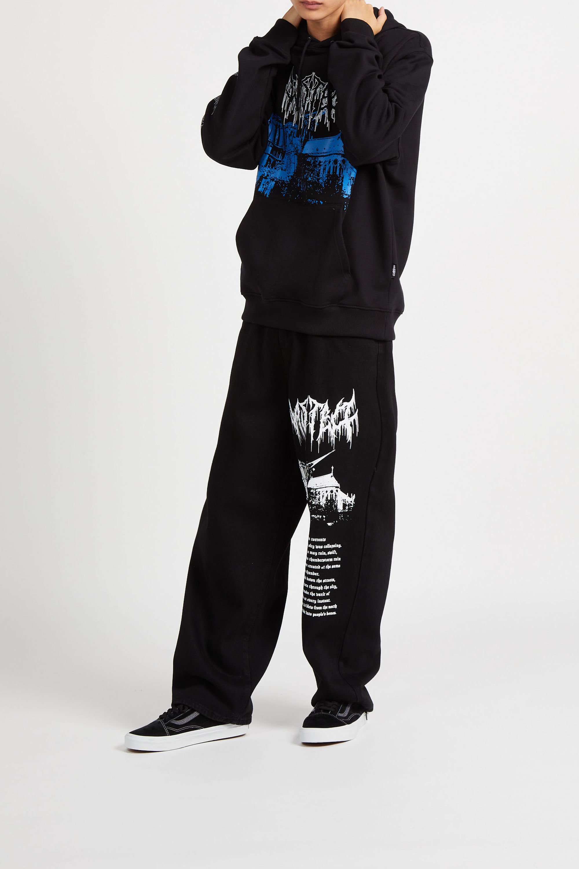 Hoodie | Black WASTED Men