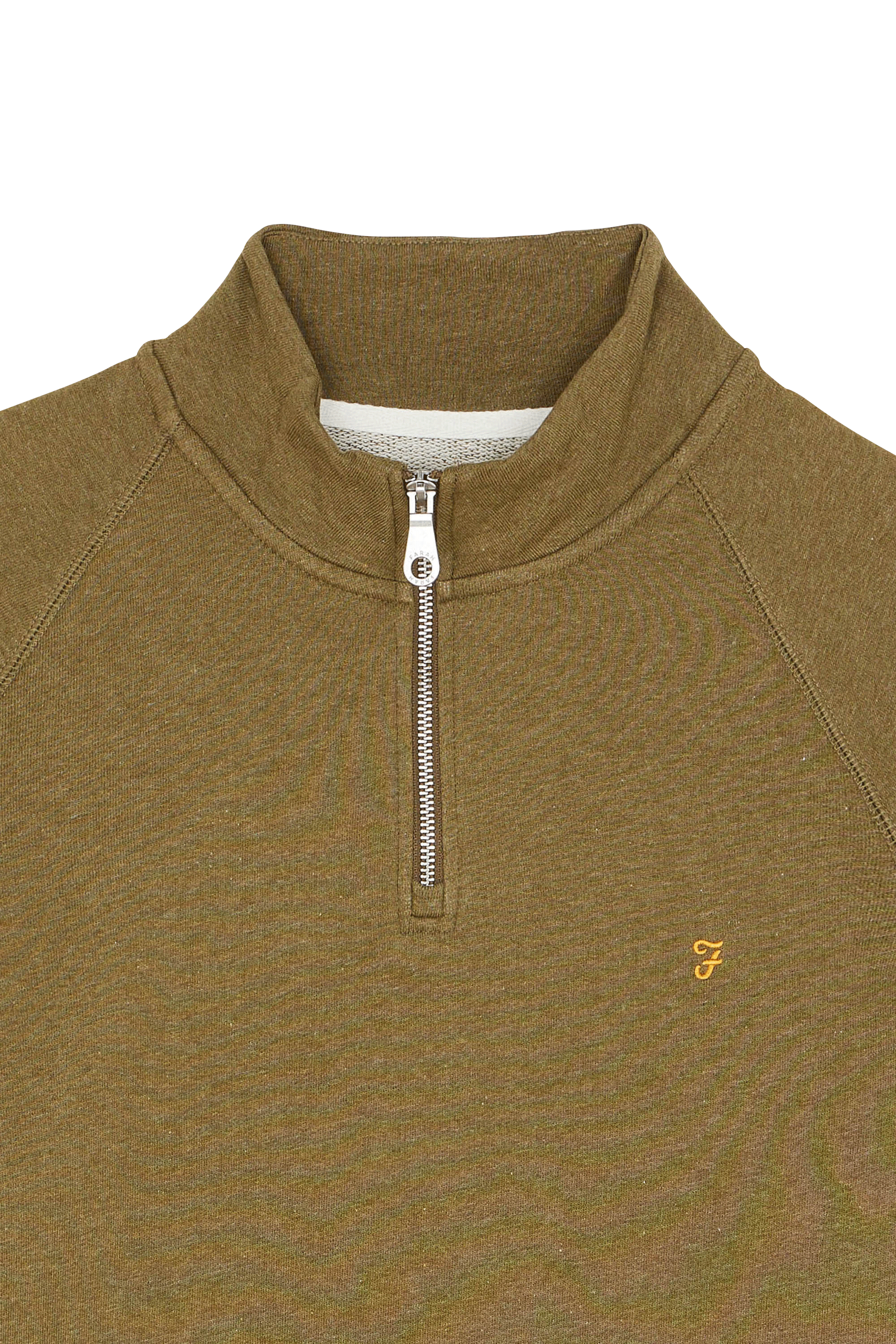 Slim-fit zip-up tracksuit top  Green