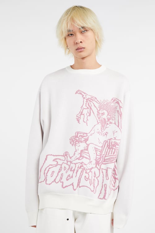 JACKER Pull Blanc