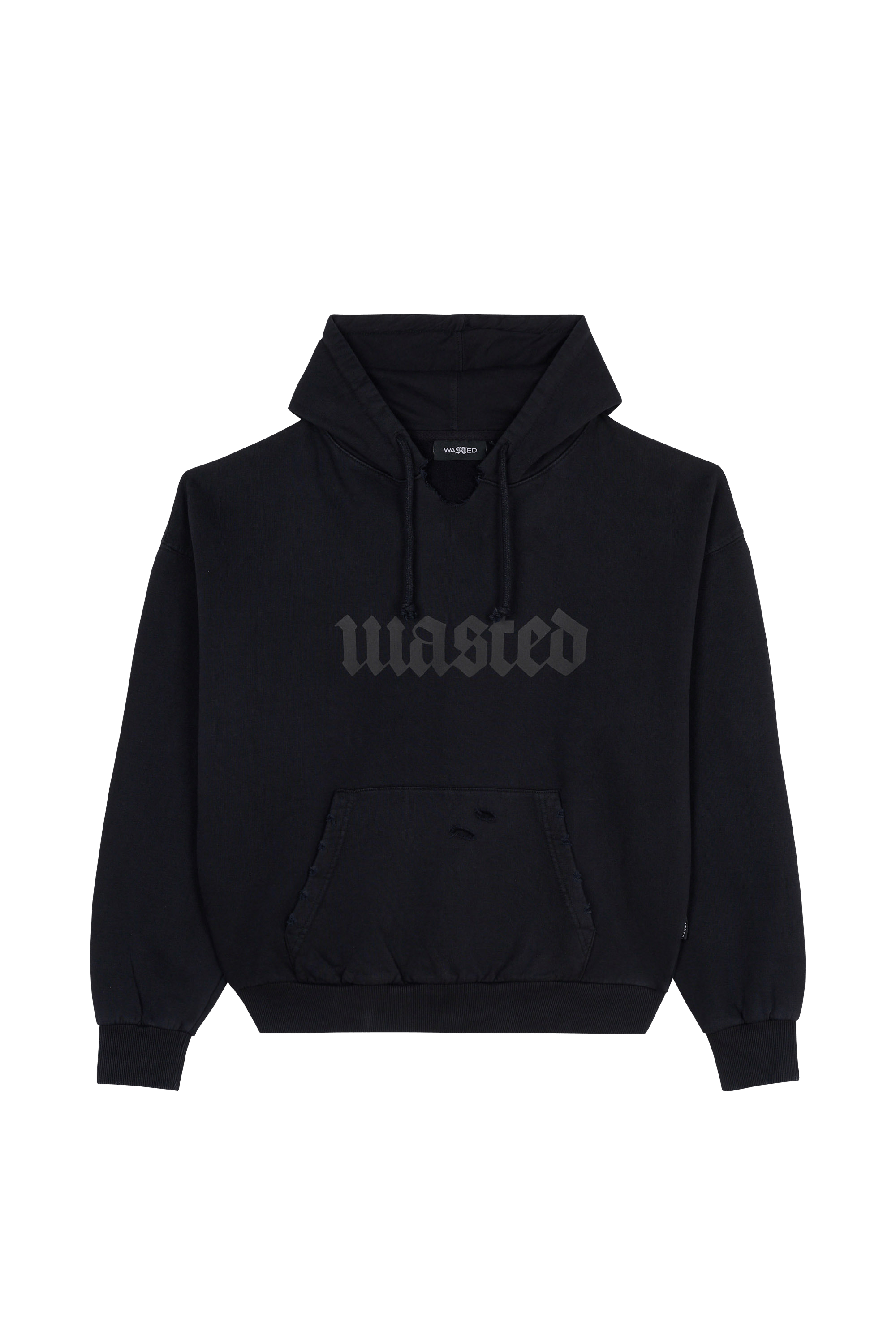 Tommy badge sweatshirt WASTED Black