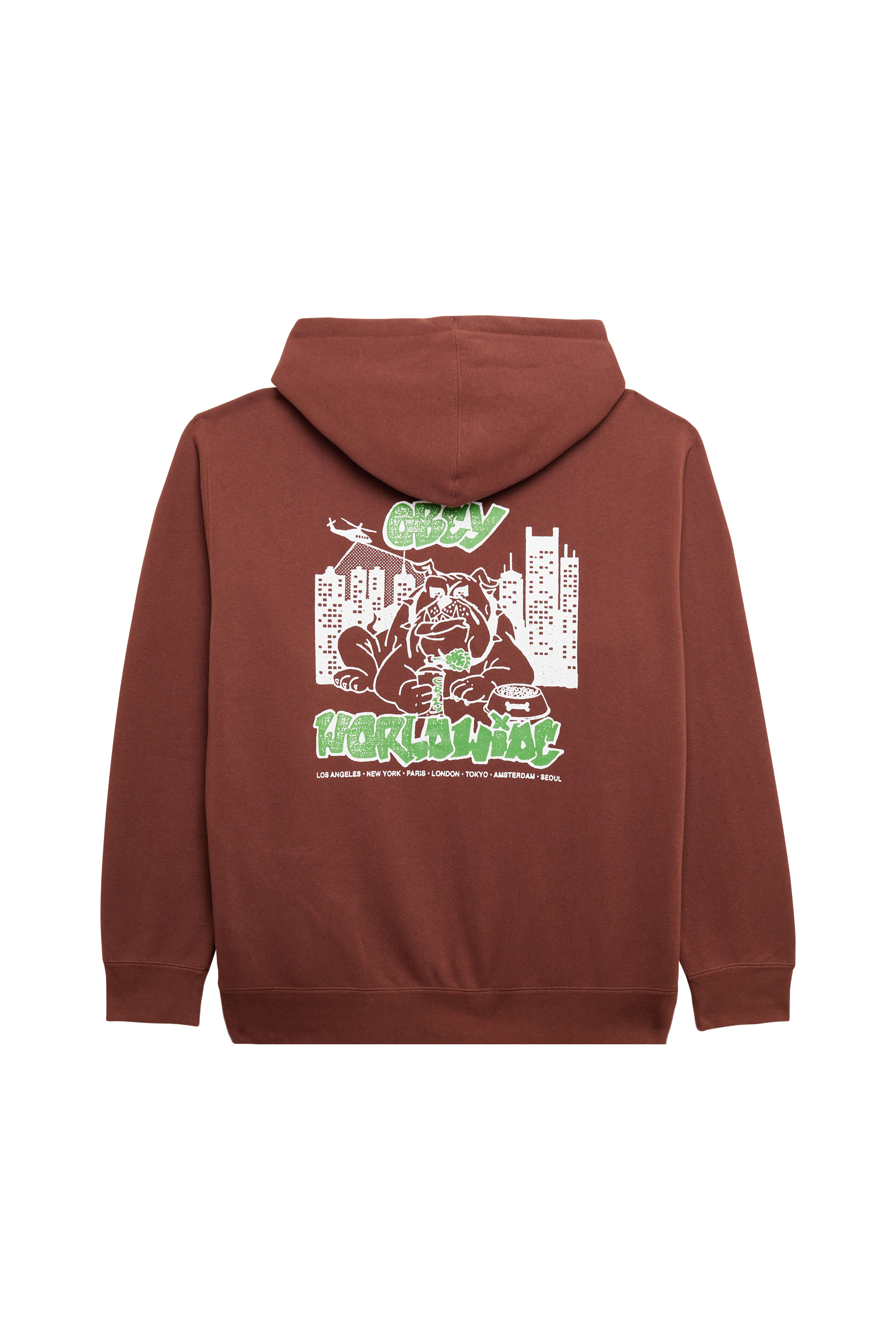 Zip-up sweatshirt Khaki
