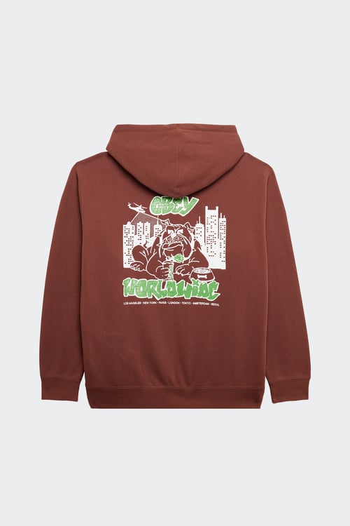 OBEY Sweatshirt zippé Kaki