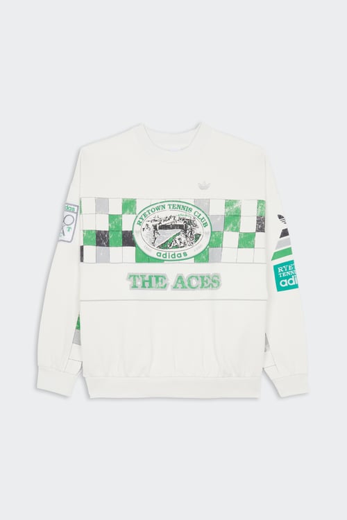ADIDAS Sweatshirt Blanc