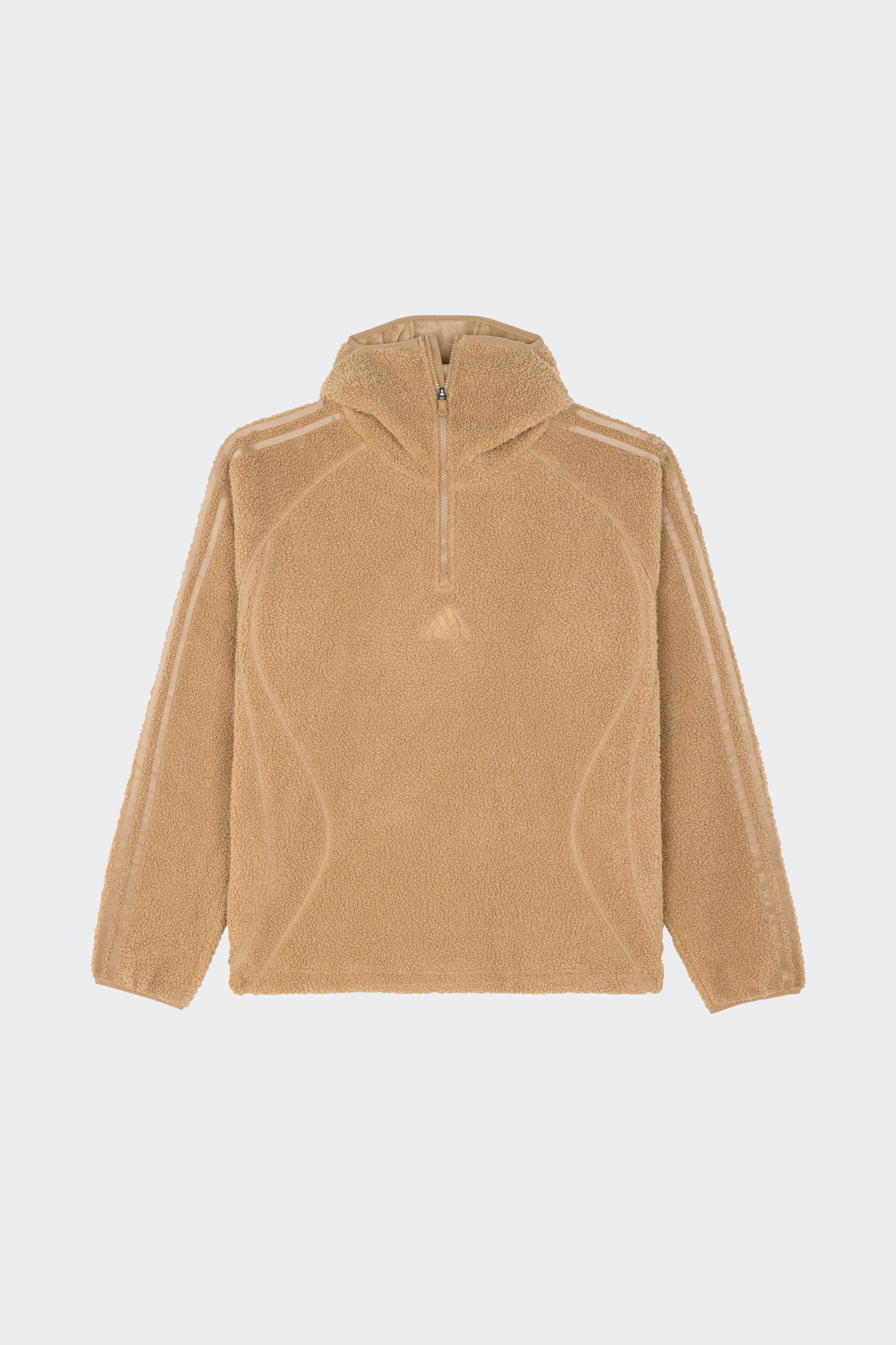 Regular-fit zip-up cotton-blend hoodie with Pony Player | Brown by ADIDAS Regular-fit zip-up cotton-blend hoodie with Pony Player Brown