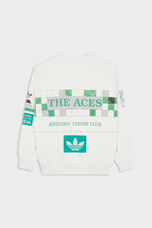 ADIDAS Sweatshirt Blanc