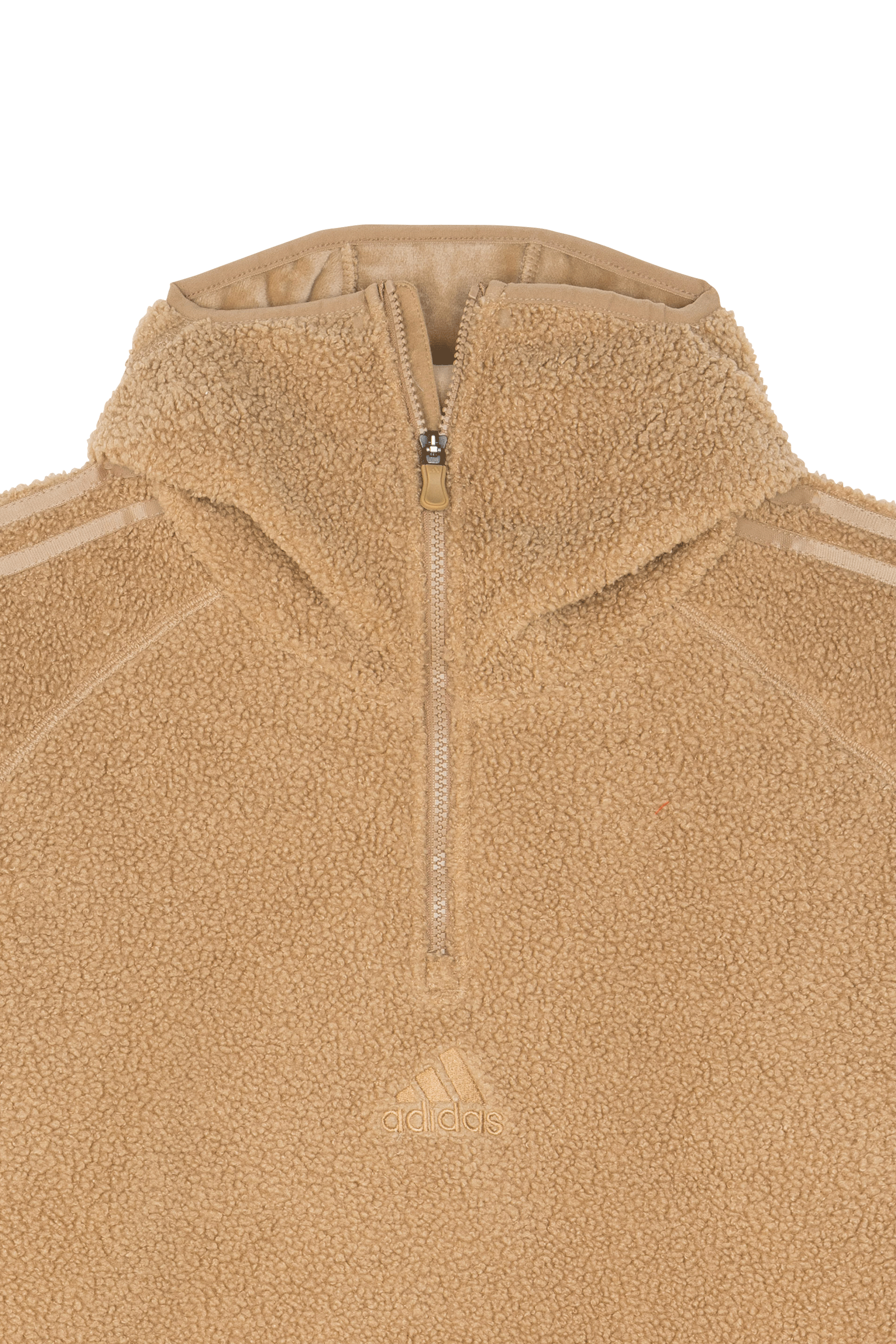 Regular-fit zip-up cotton-blend hoodie with Pony Player Brown