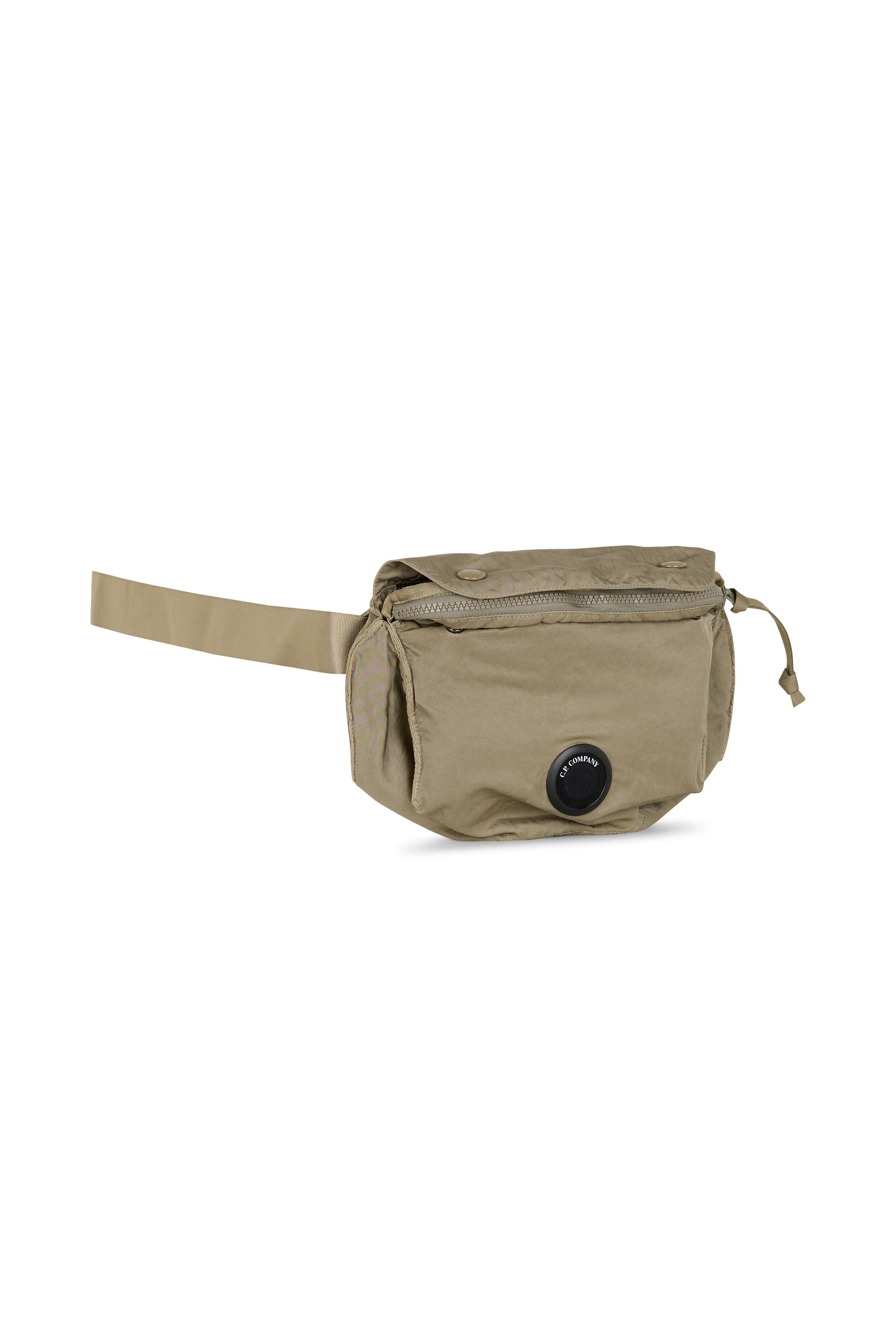 Printed canvas waist bag | Green C.P. COMPANY Men