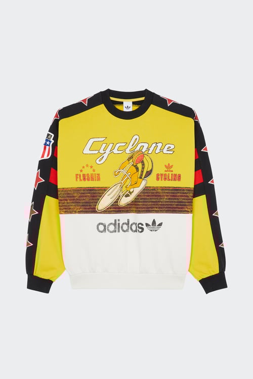 ADIDAS Sweatshirt Jaune