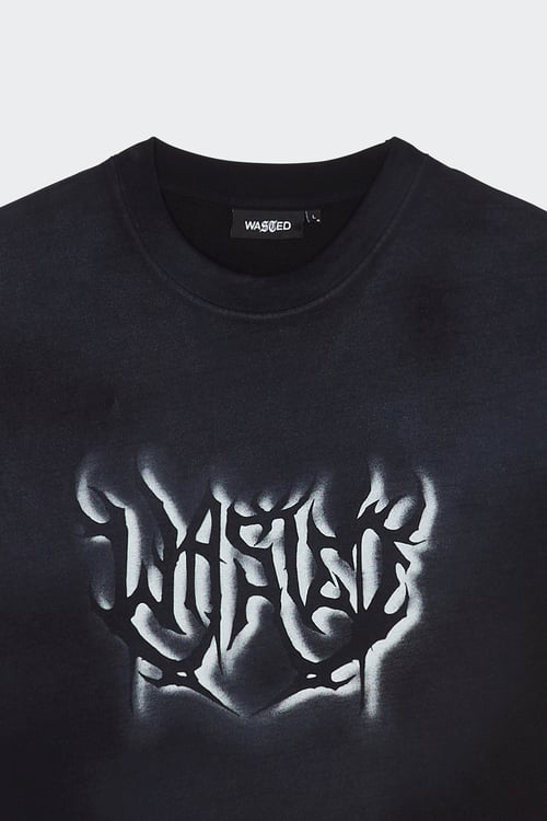 WASTED T-shirt Noir