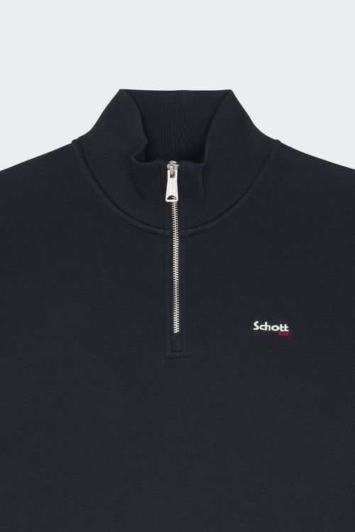 SCHOTT Sweashirt Bleu