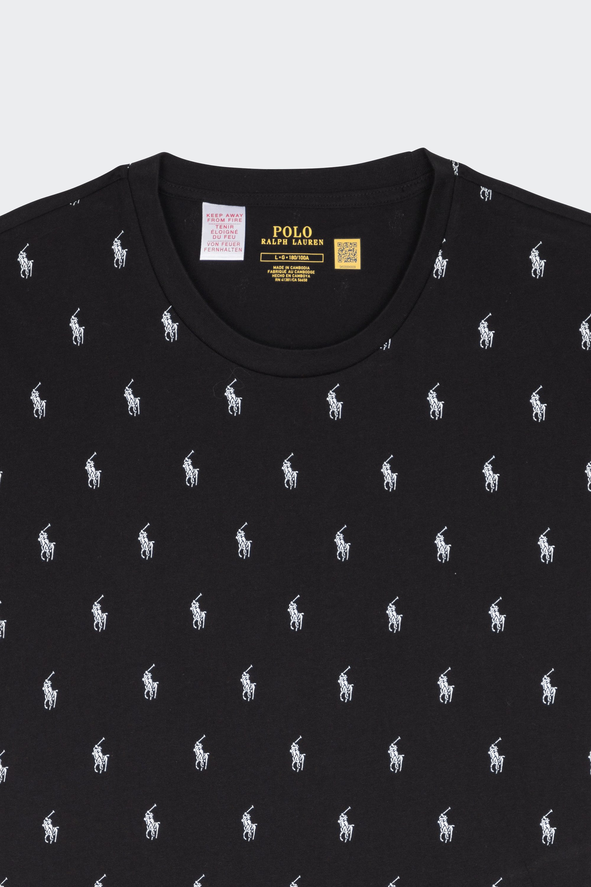 Haut de pyjama | Noir by POLO RALPH LAUREN Haut de pyjama Noir