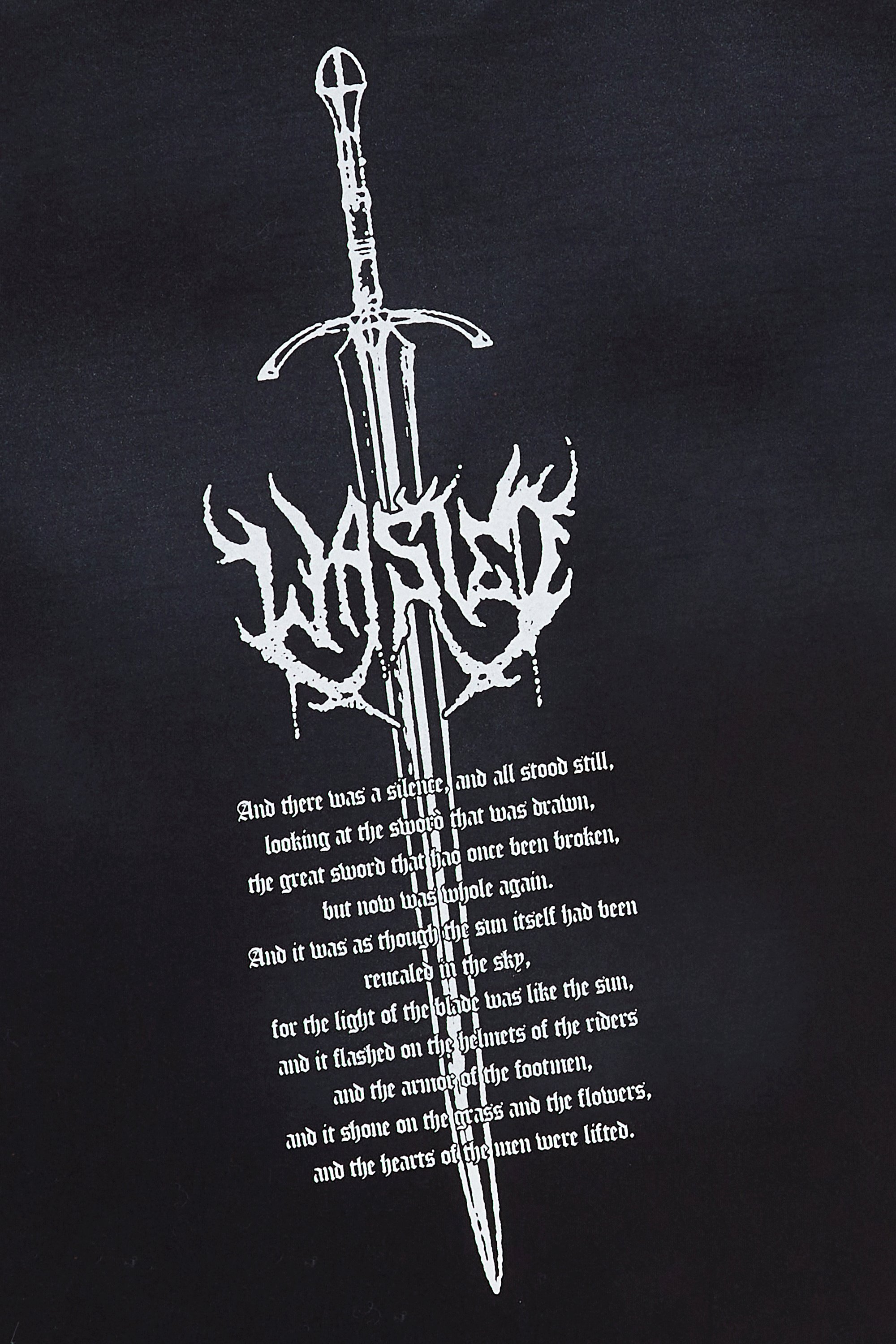 T-shirt | Noir by WASTED T-shirt Noir