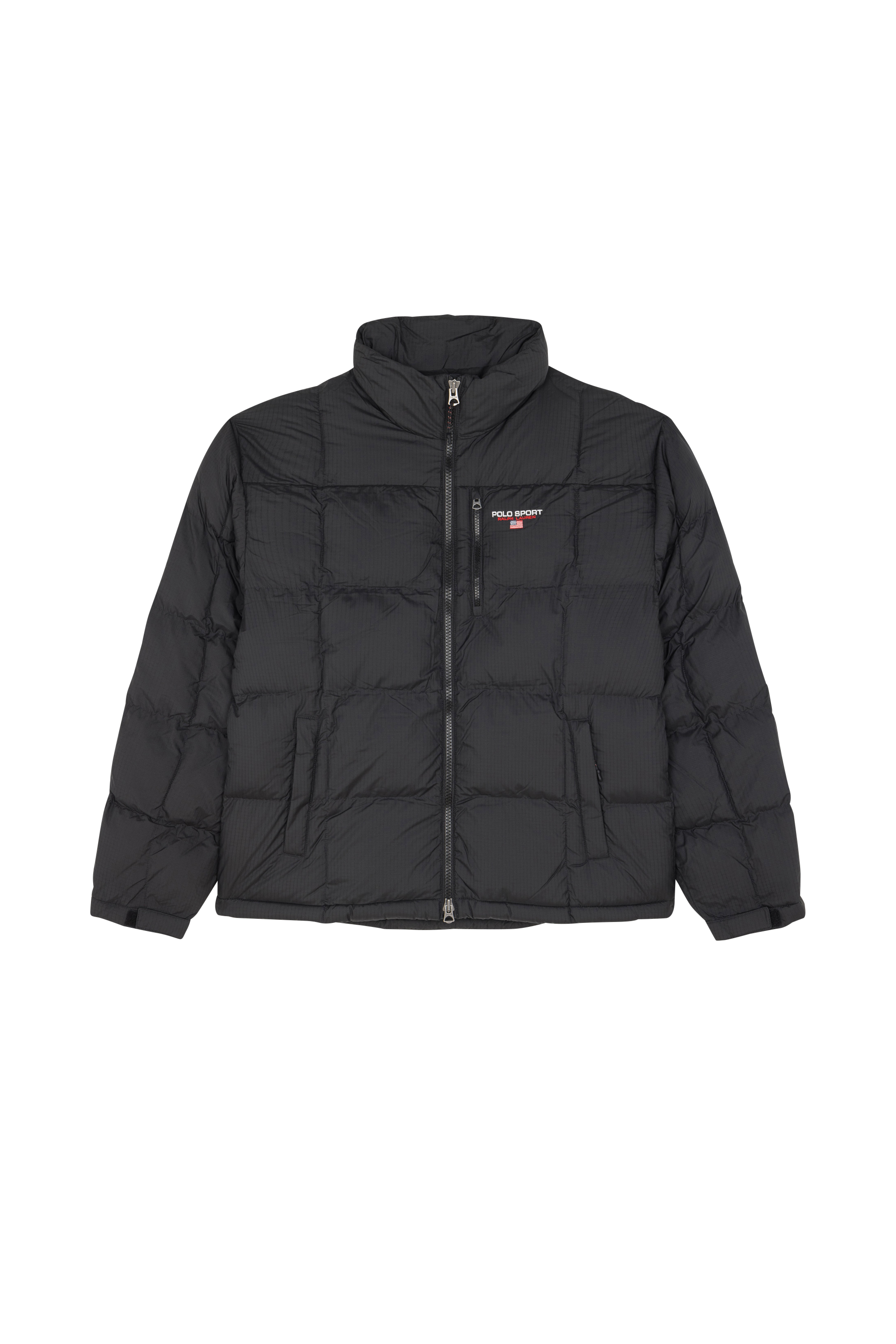 Lightweight quilted padded jacket with high neck POLO RALPH LAUREN Black