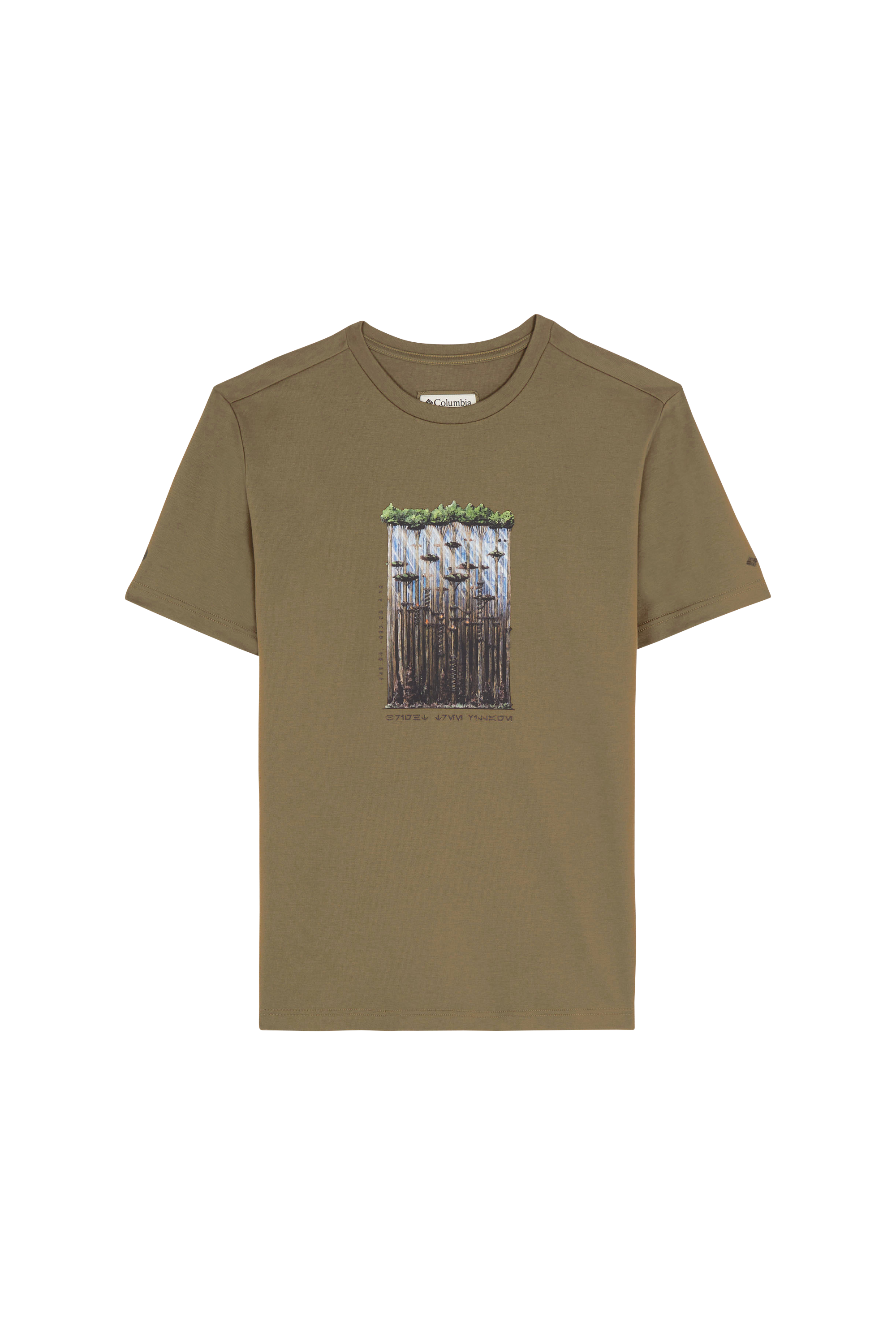 Regular-fit round-neck cotton T-shirt Black